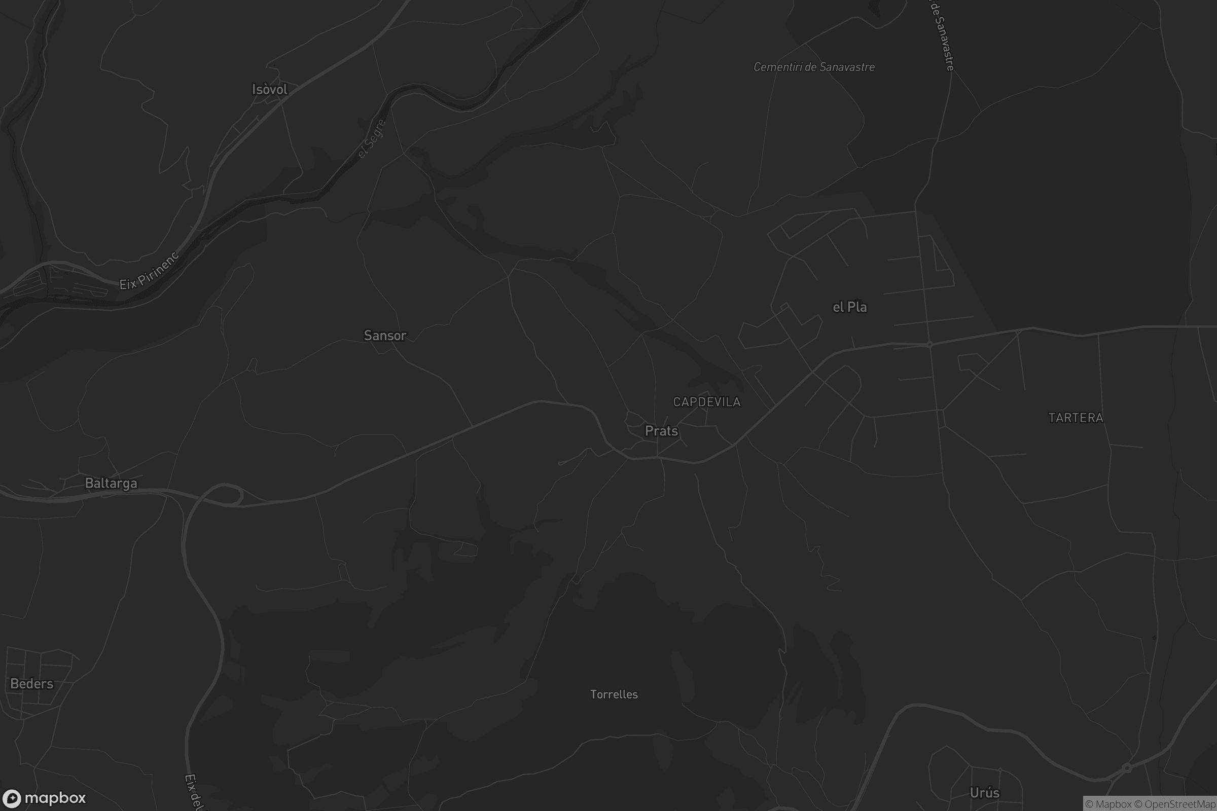 Mapa de Prats i Sansor