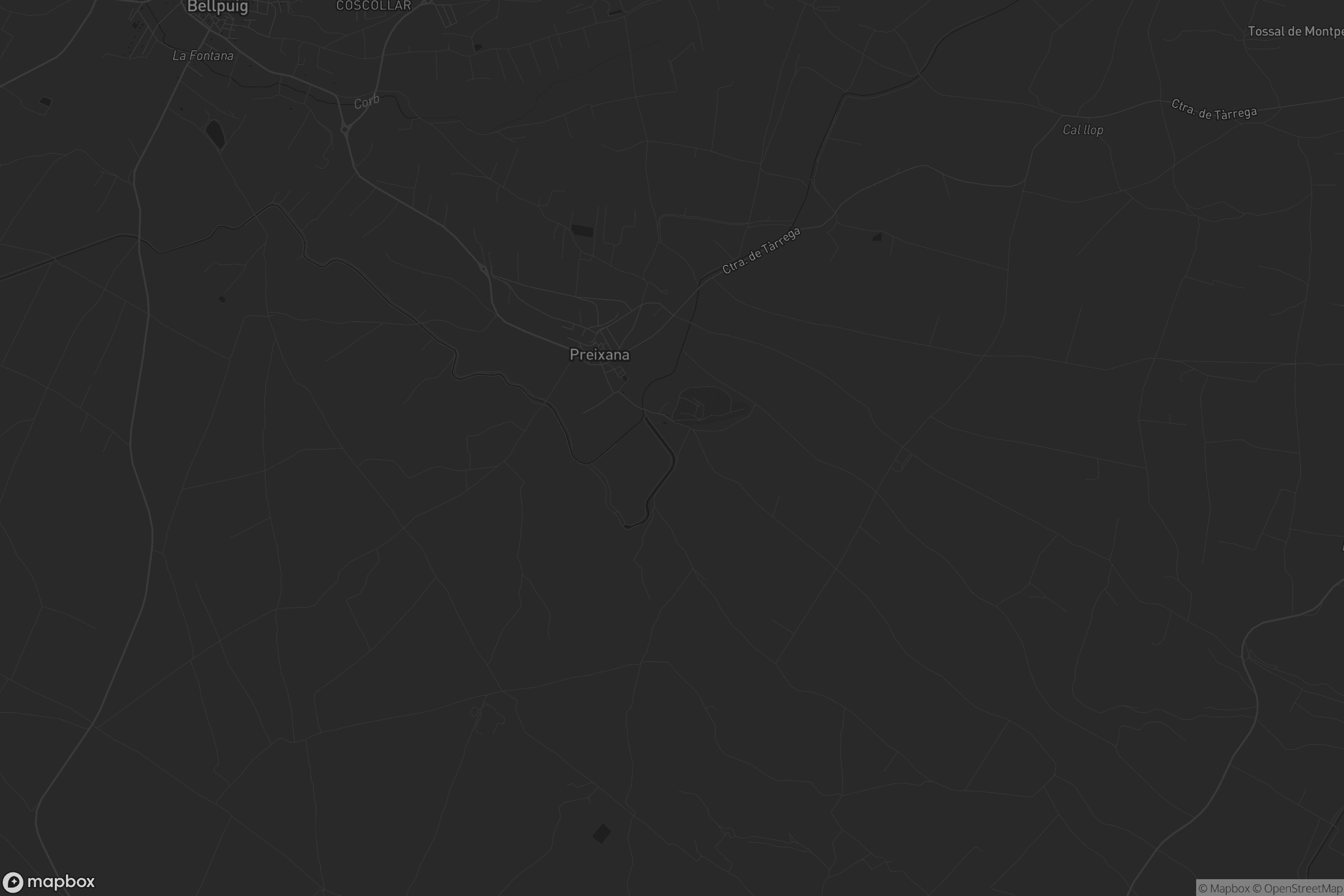 Mapa de Preixana