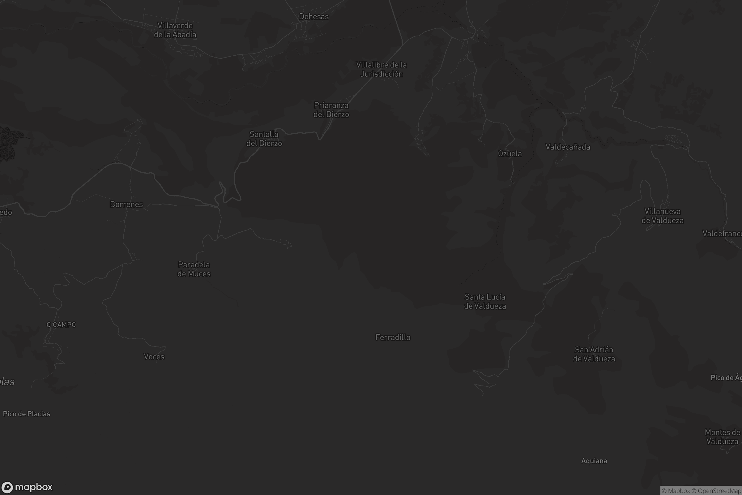 Mapa de Priaranza del Bierzo