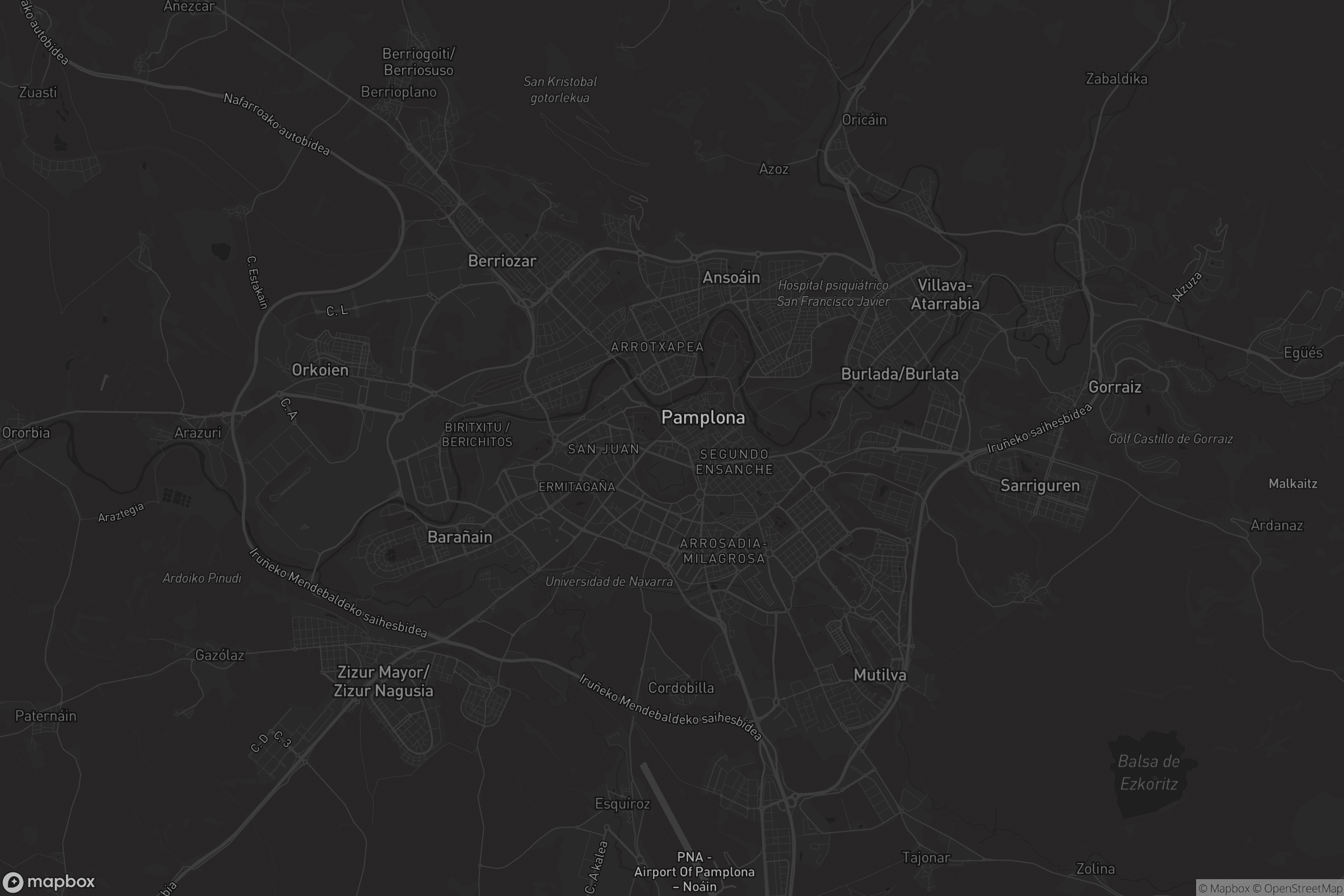 Mapa de Primer Ensanche / Lehen Zabalgunea