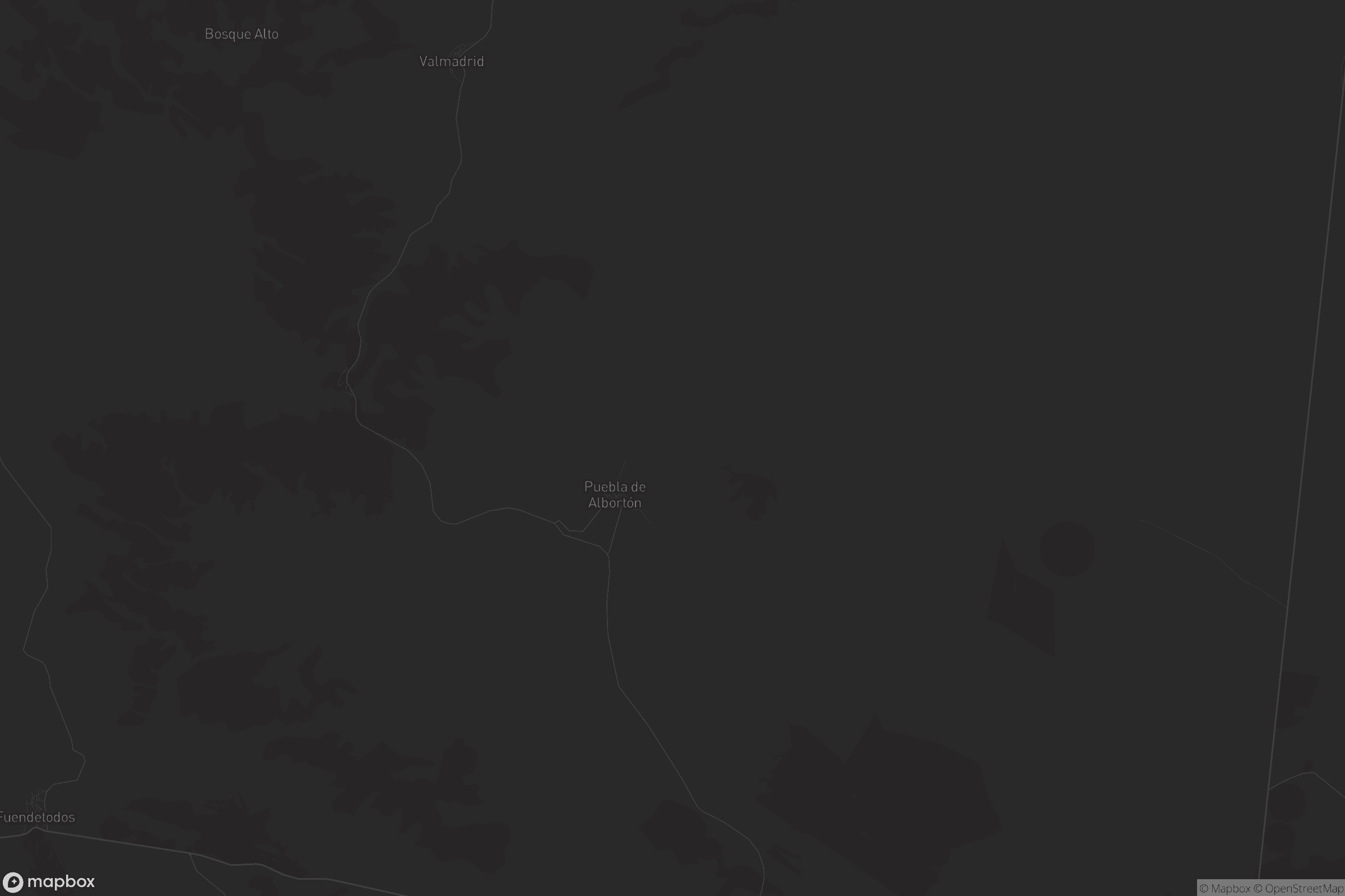 Mapa de Puebla de Albortón