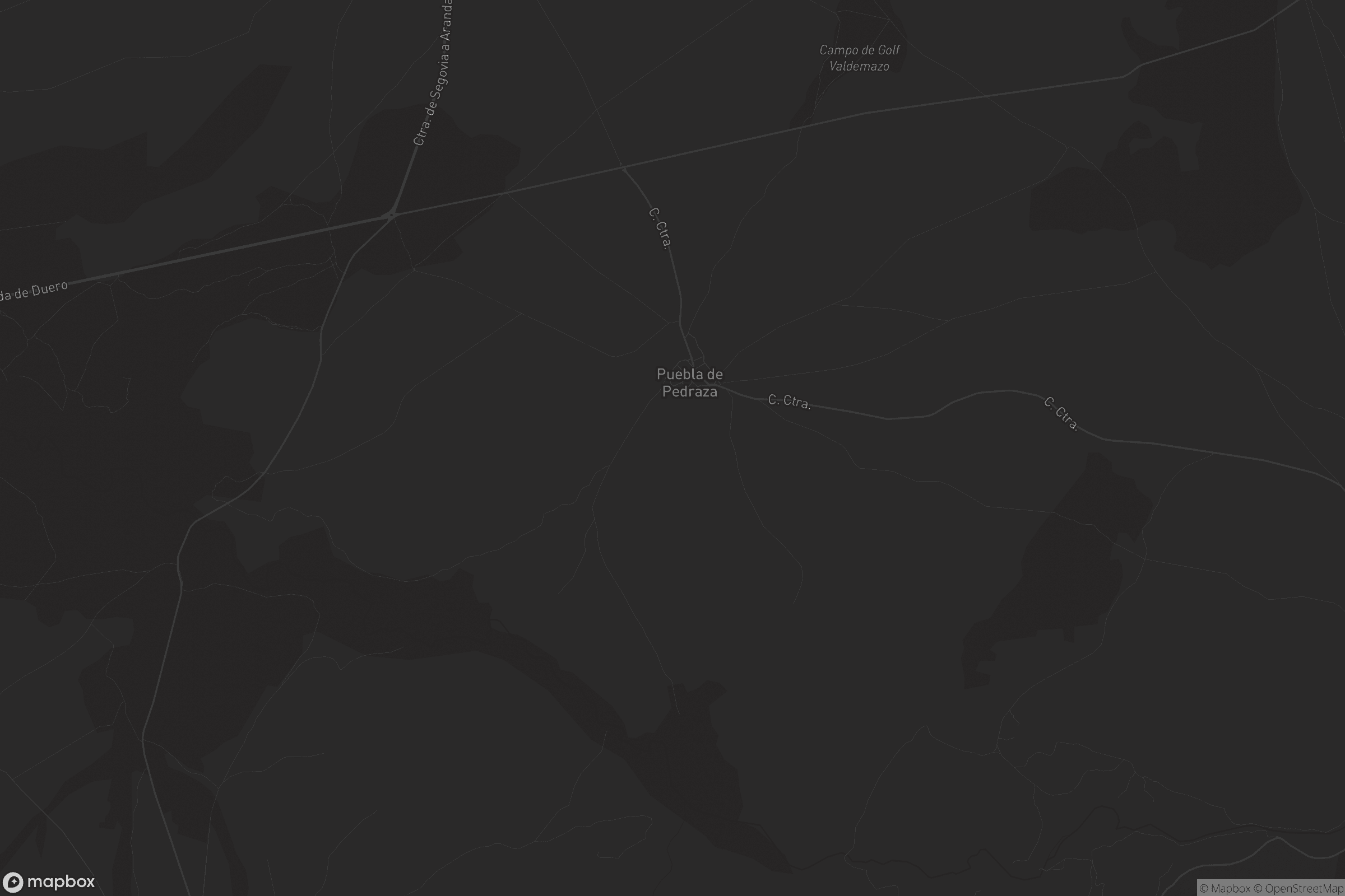Mapa de Puebla de Pedraza