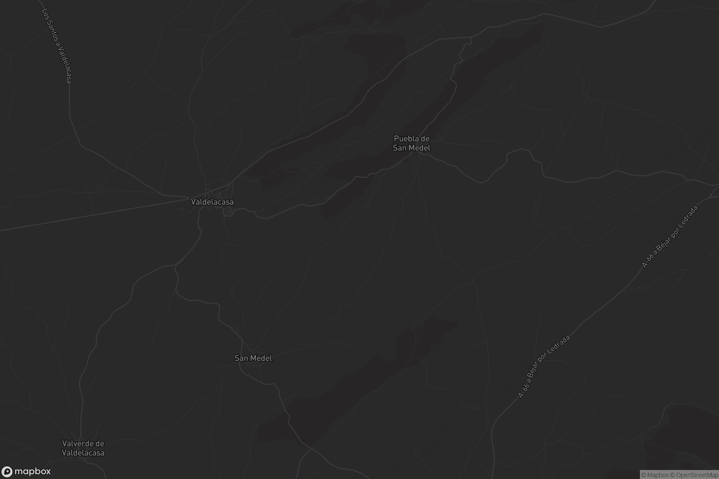 Mapa de Puebla de San Medel