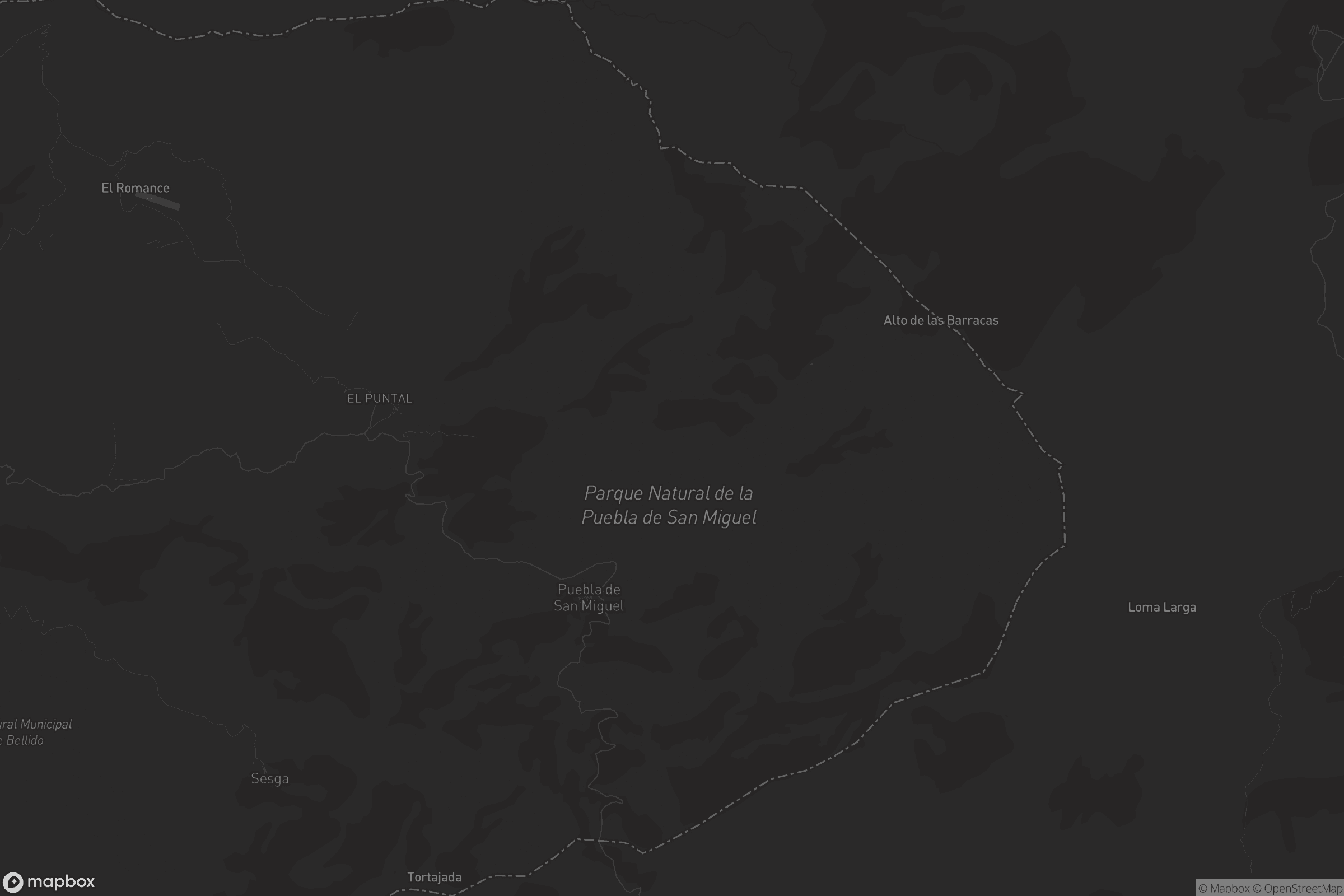 Mapa de Puebla de San Miguel