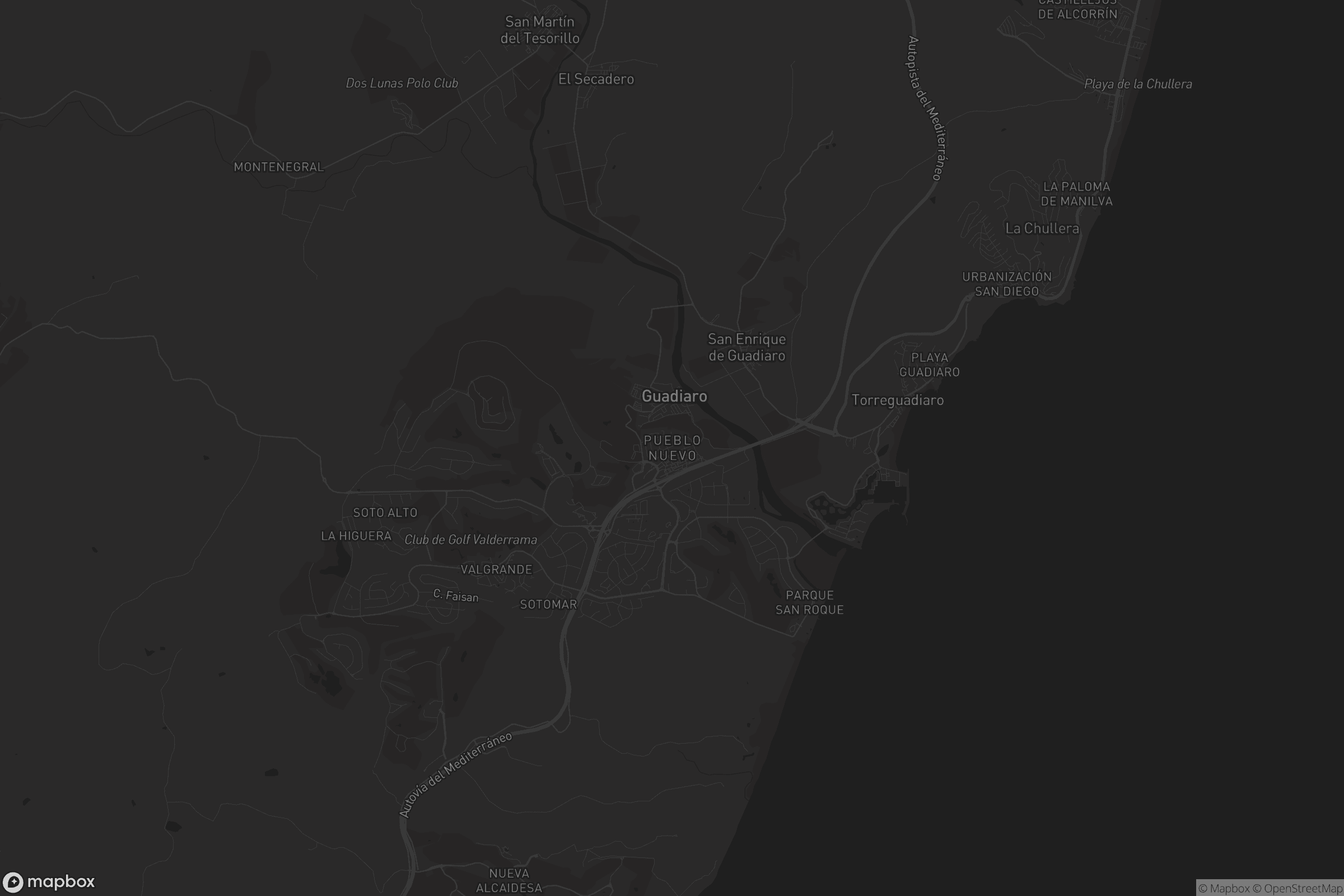 Mapa de Pueblo Nuevo