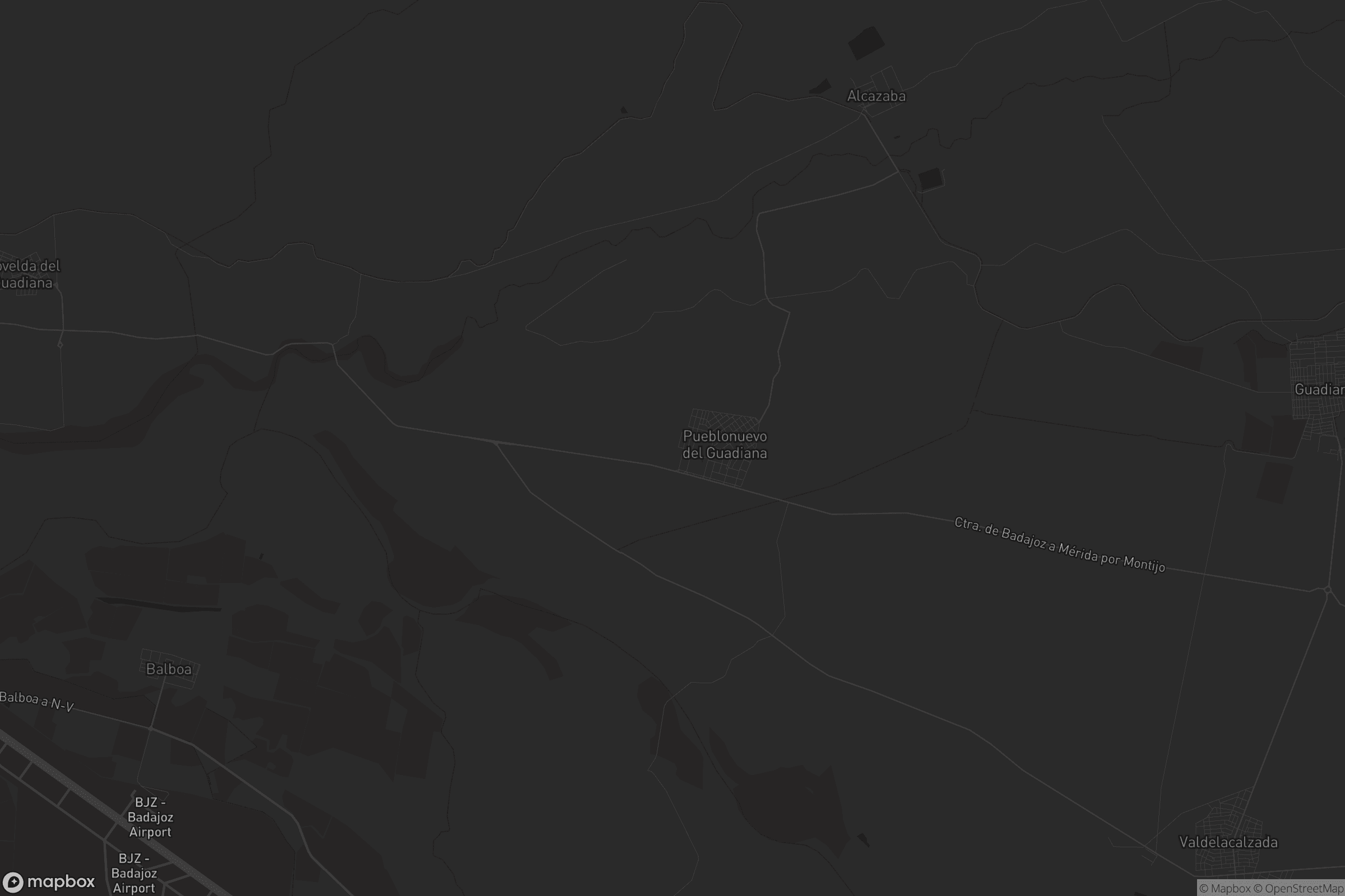 Mapa de Pueblonuevo del Guadiana