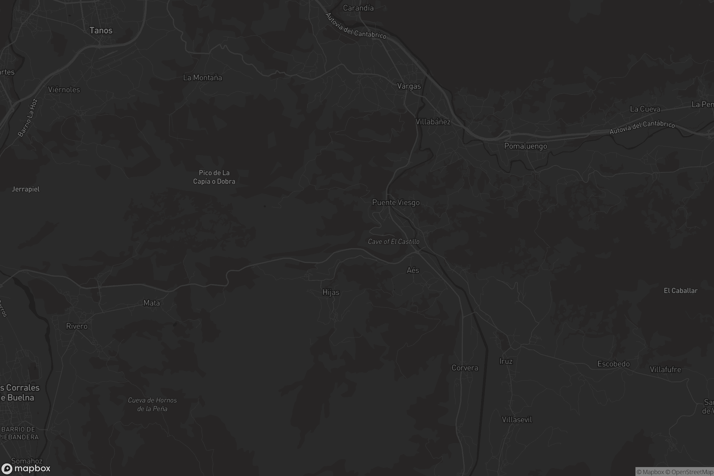 Mapa de Puente Viesgo