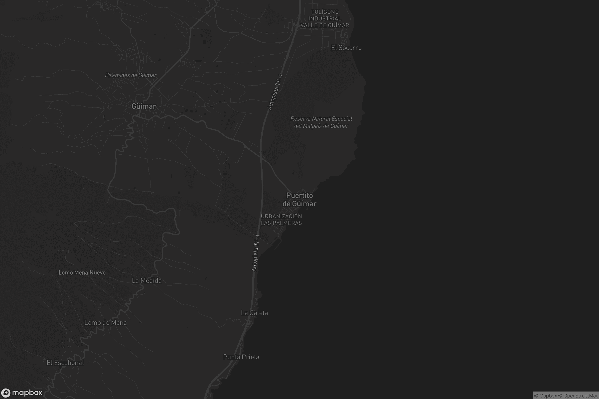 Mapa de Puertito de Güímar