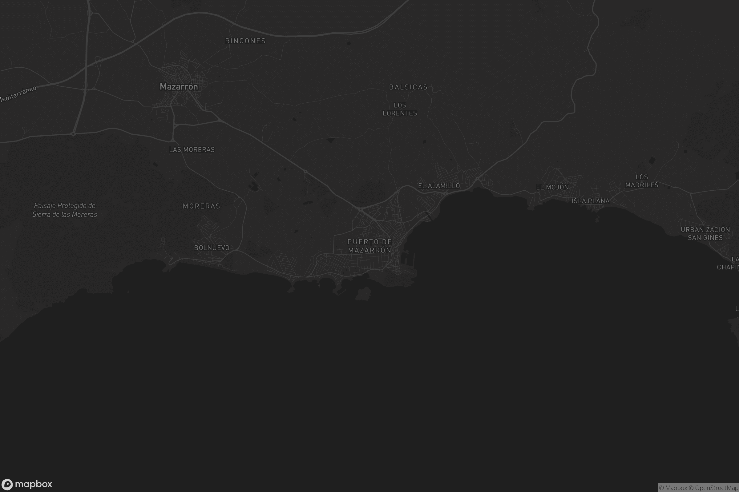 Mapa de Puerto de Mazarrón