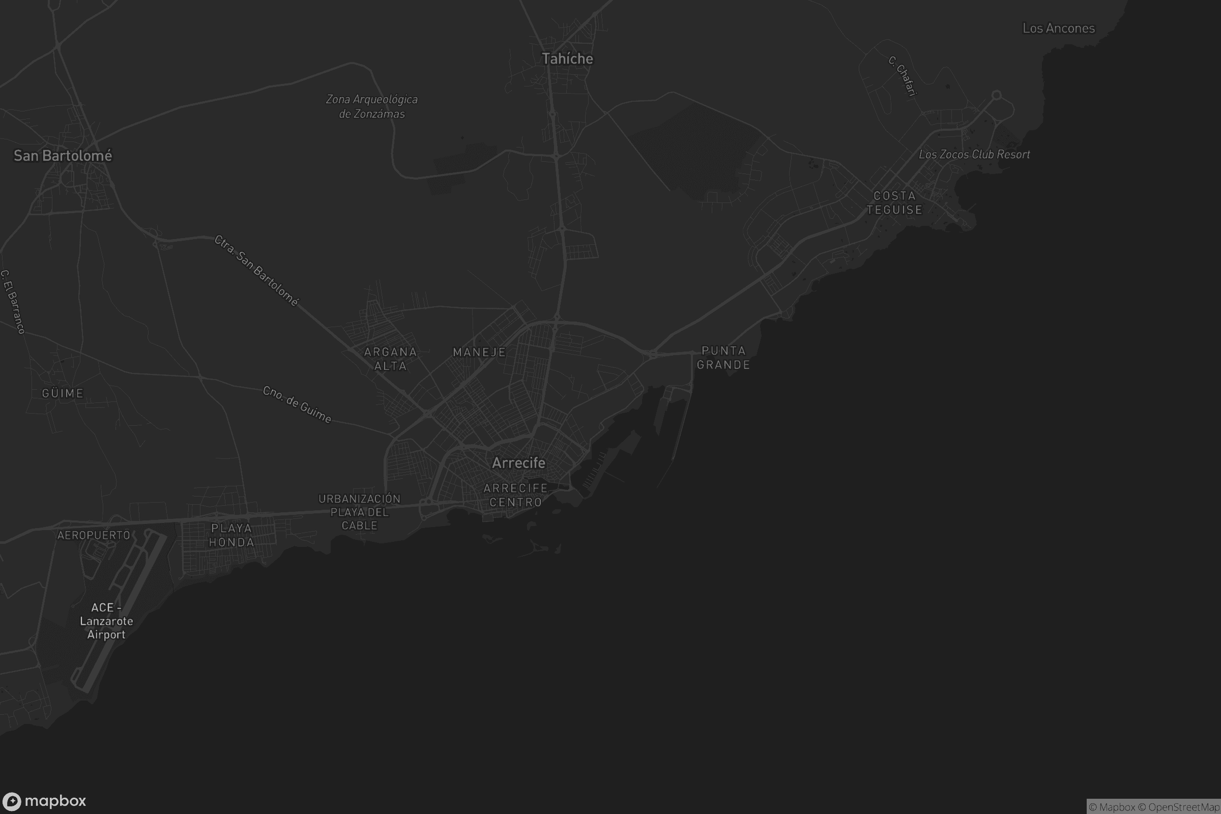 Mapa de Puerto de Naos