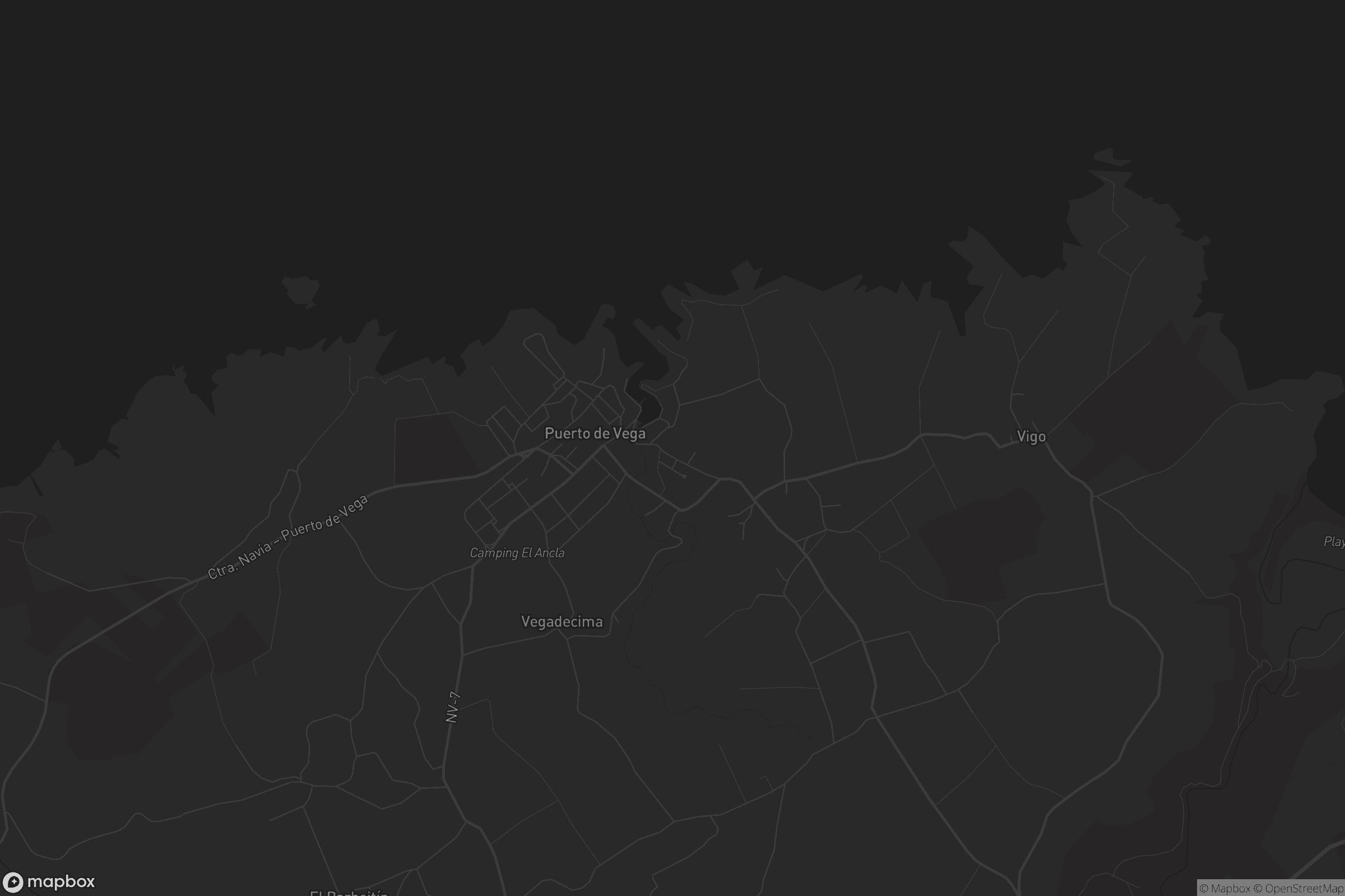 Mapa de Puerto de Vega
