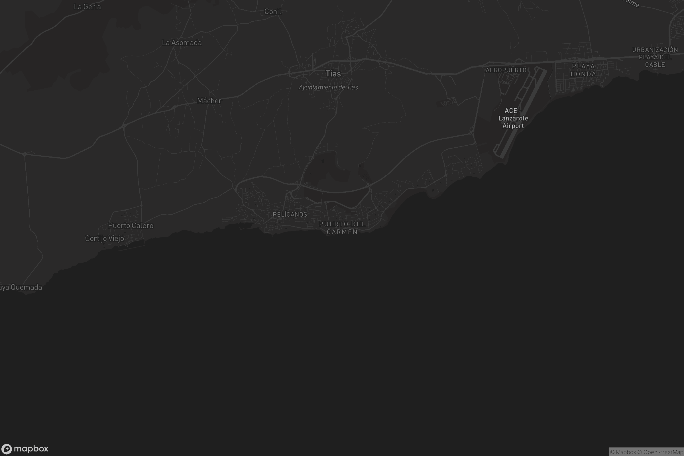 Mapa de Puerto del Carmen