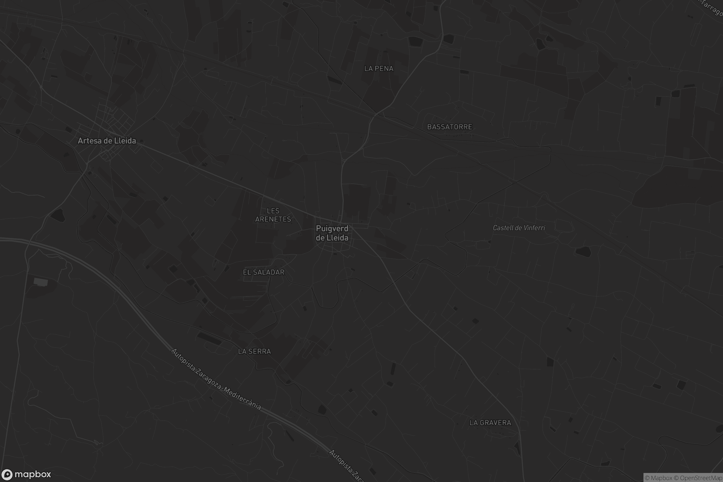 Mapa de Puigverd de Lleida