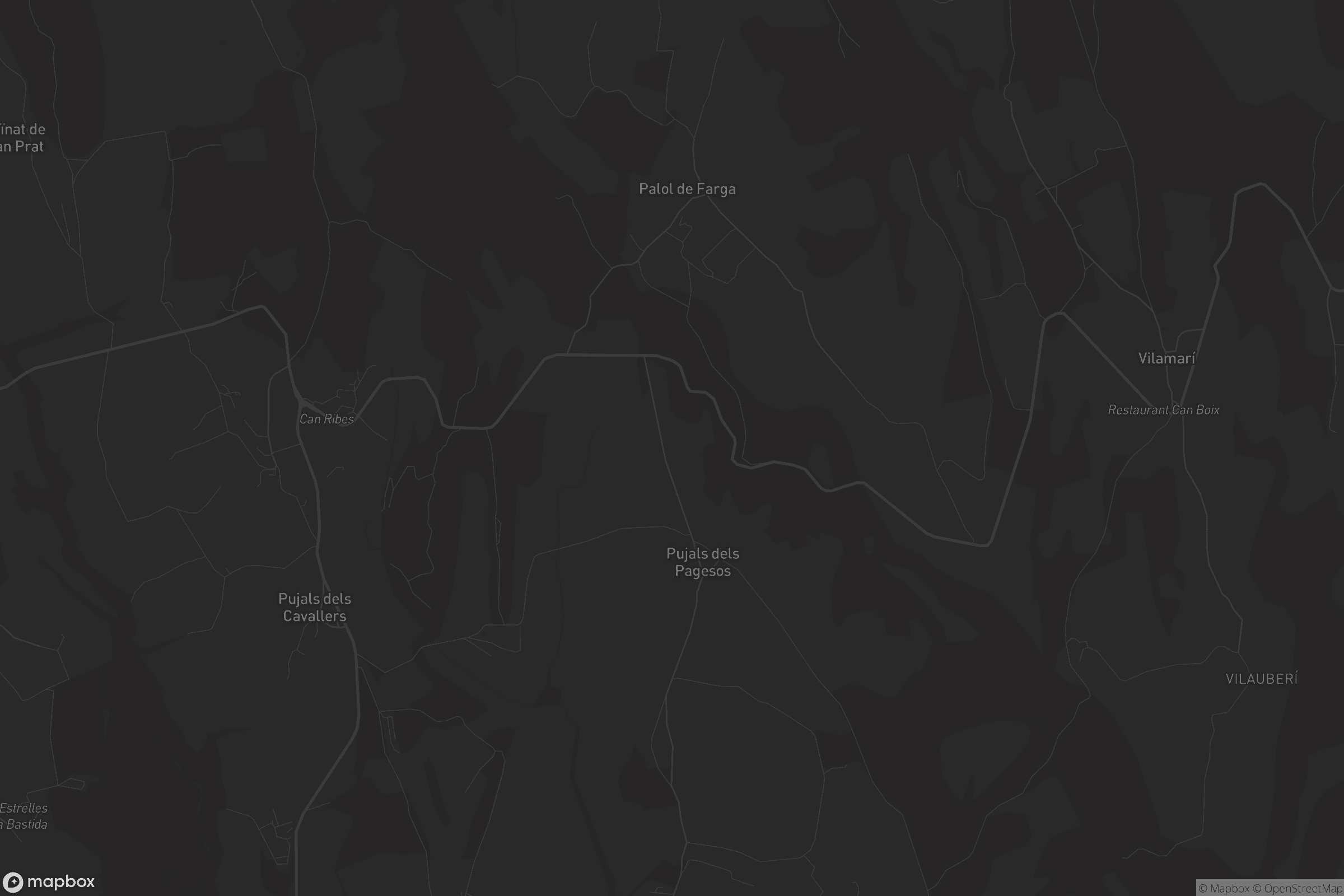 Mapa de Pujals dels Pagesos