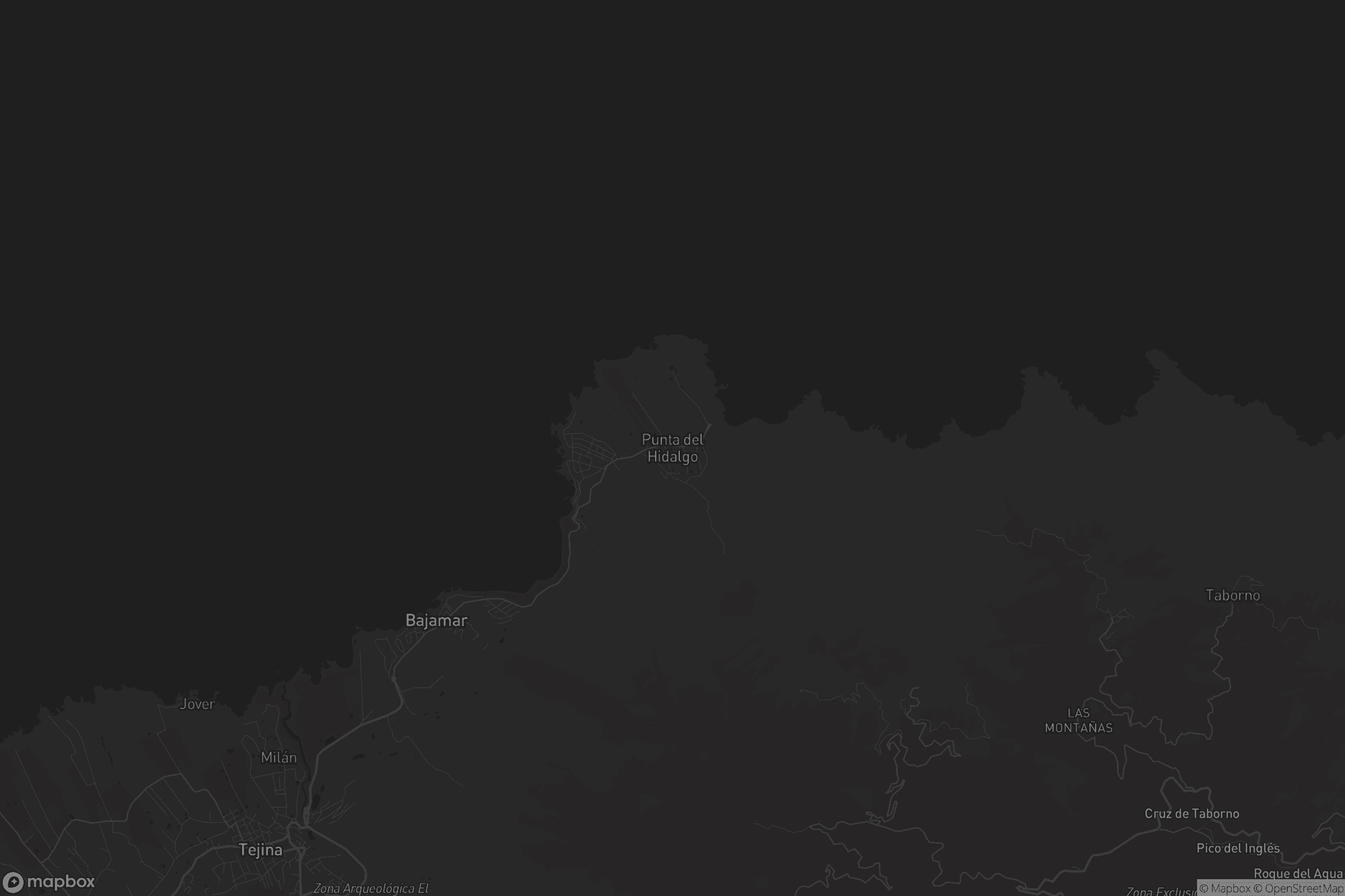 Mapa de Punta del Hidalgo