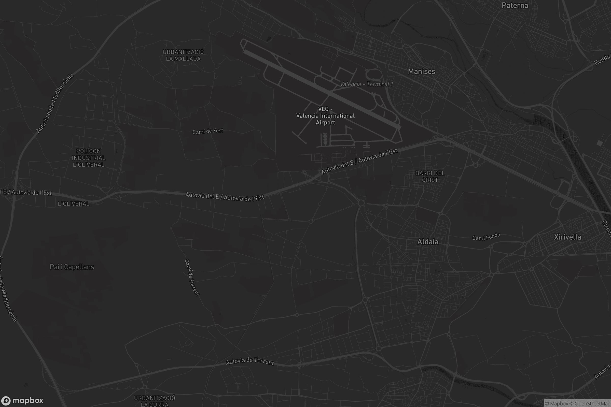 Mapa de Quart de Poblet