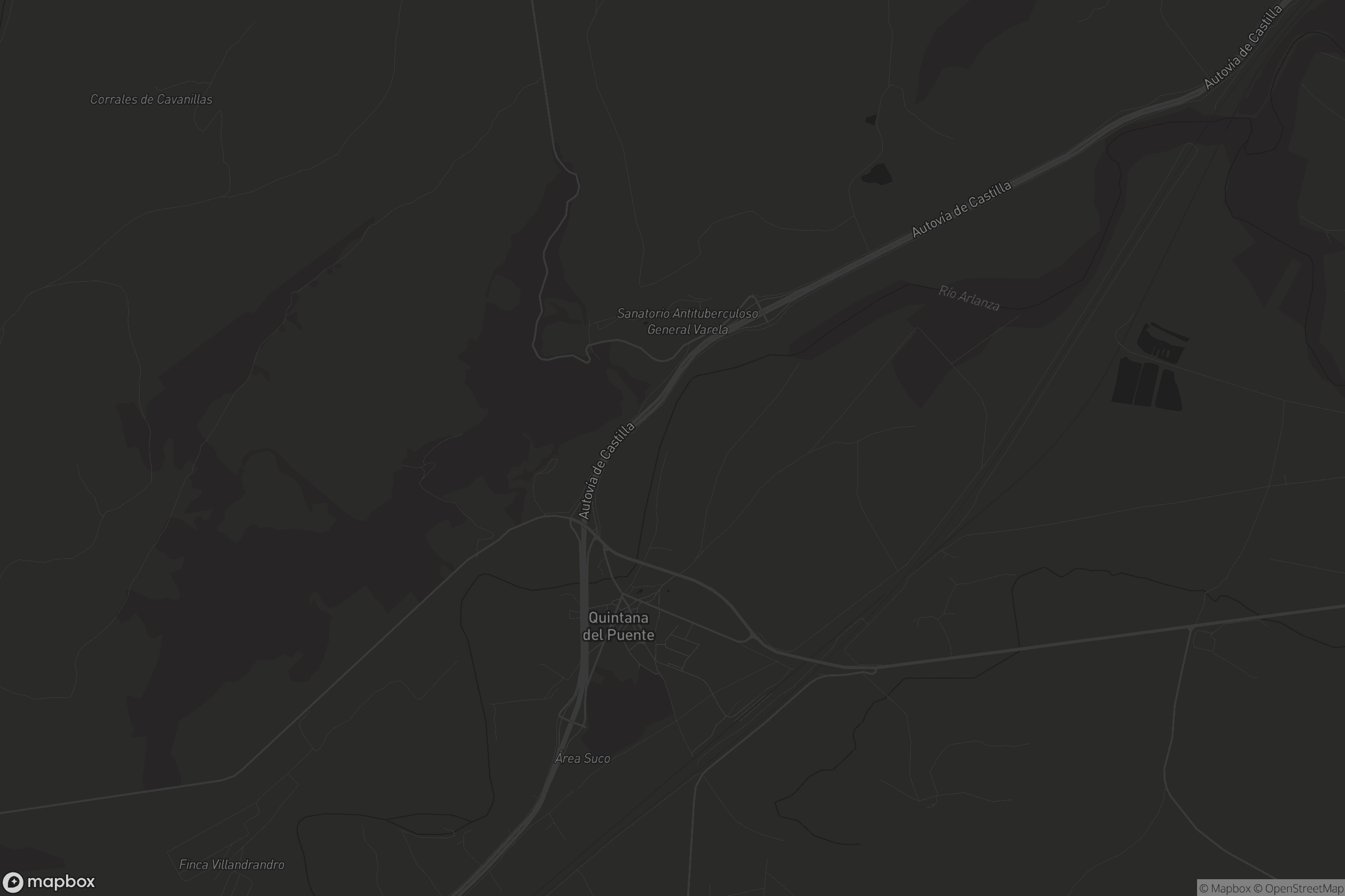 Mapa de Quintana del Puente