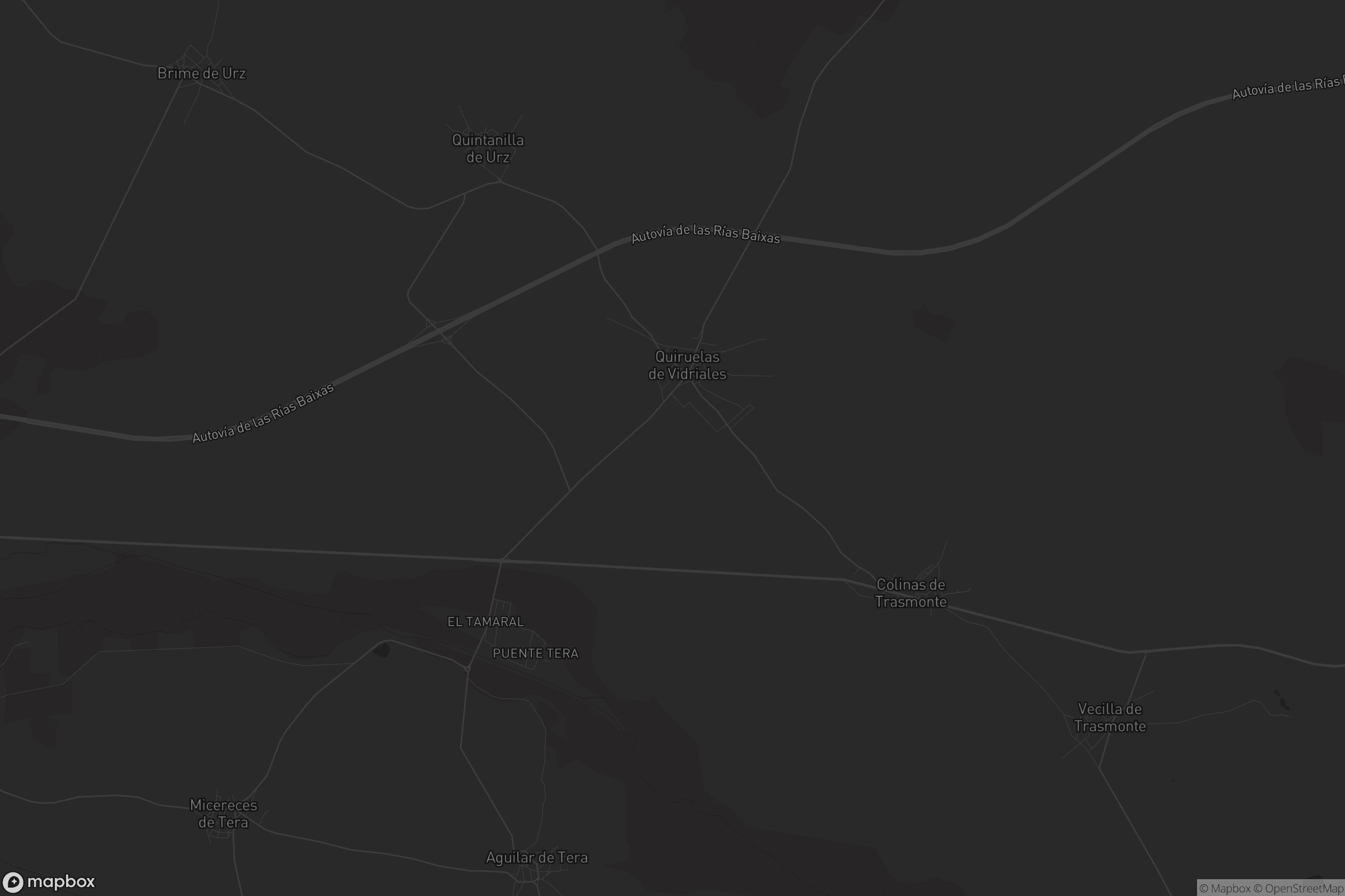 Mapa de Quiruelas de Vidriales