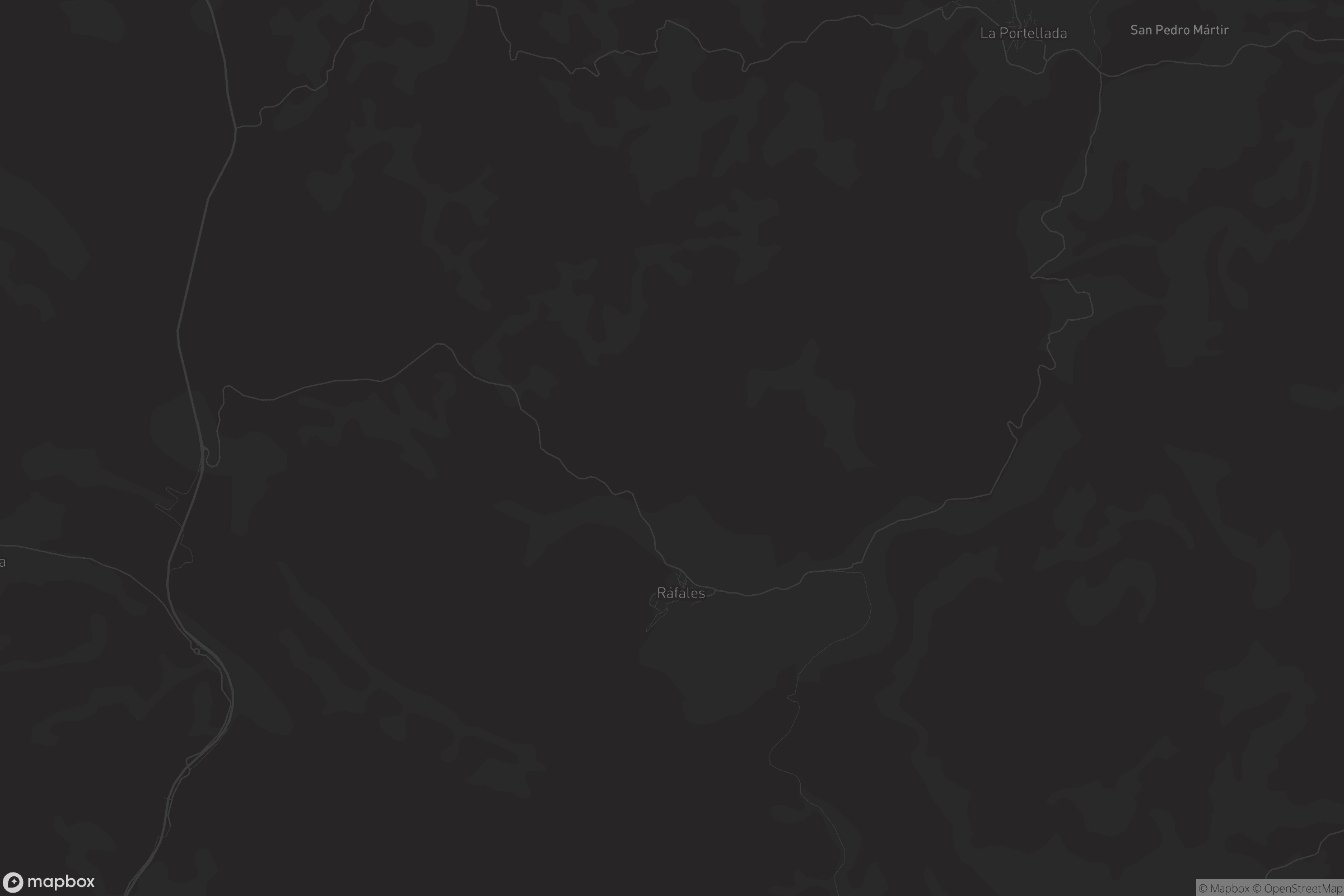 Mapa de Ráfales / Ràfels