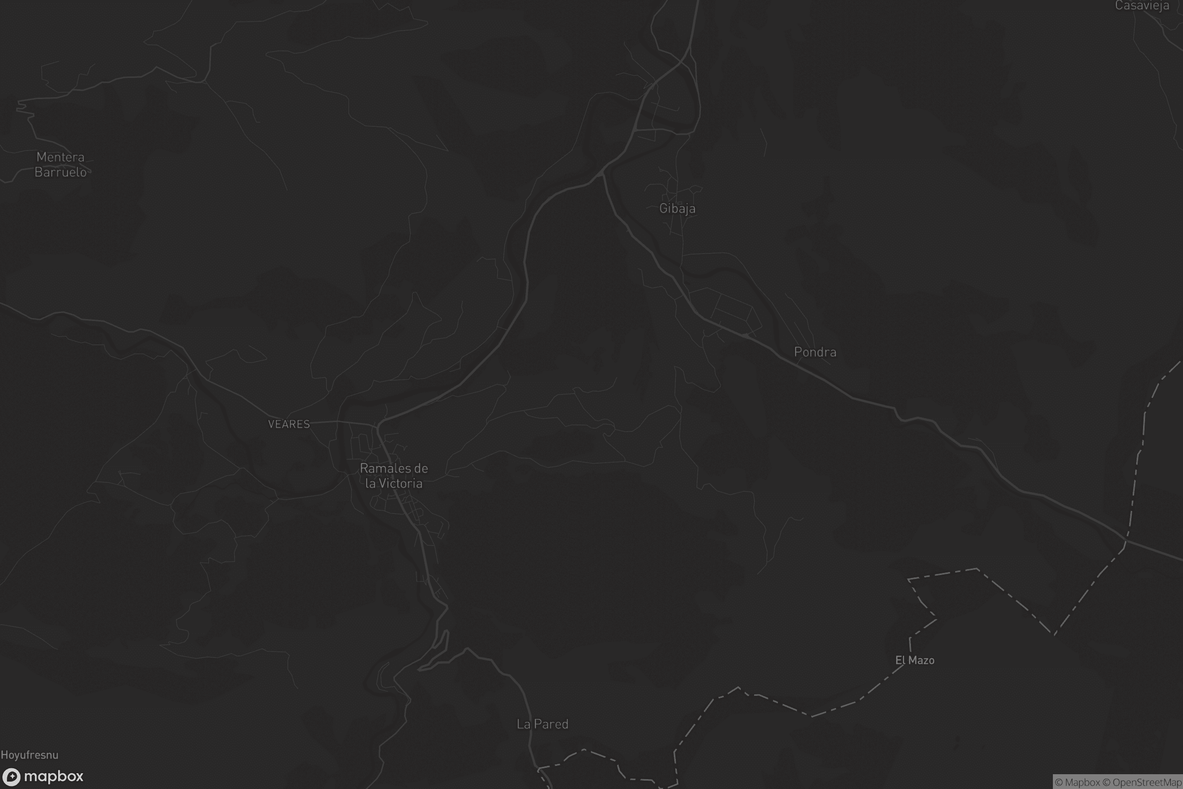 Mapa de Ramales de la Victoria