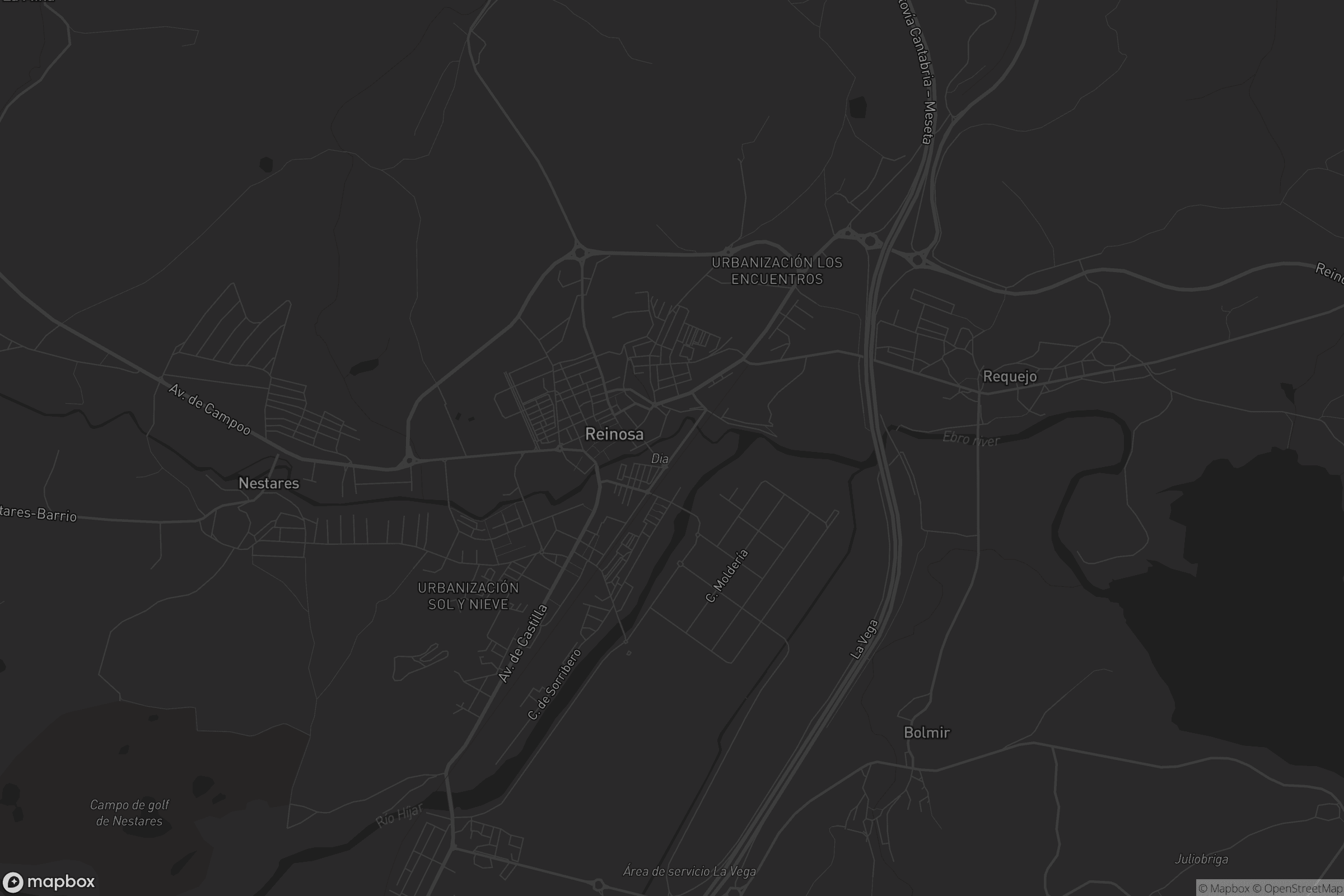 Mapa de Reinosa