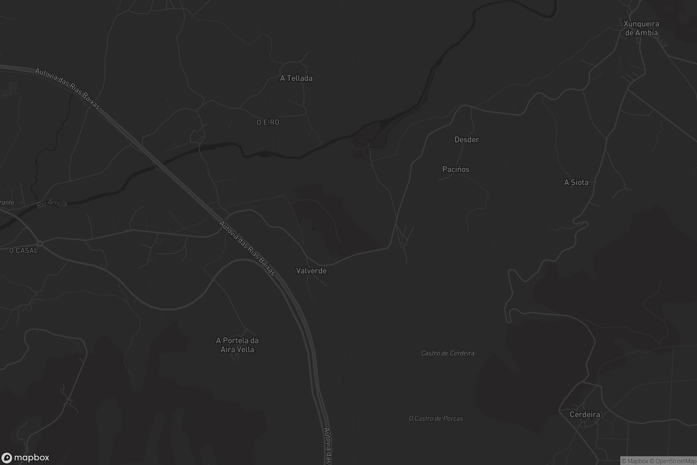 Mapa de Requeixo de Valverde