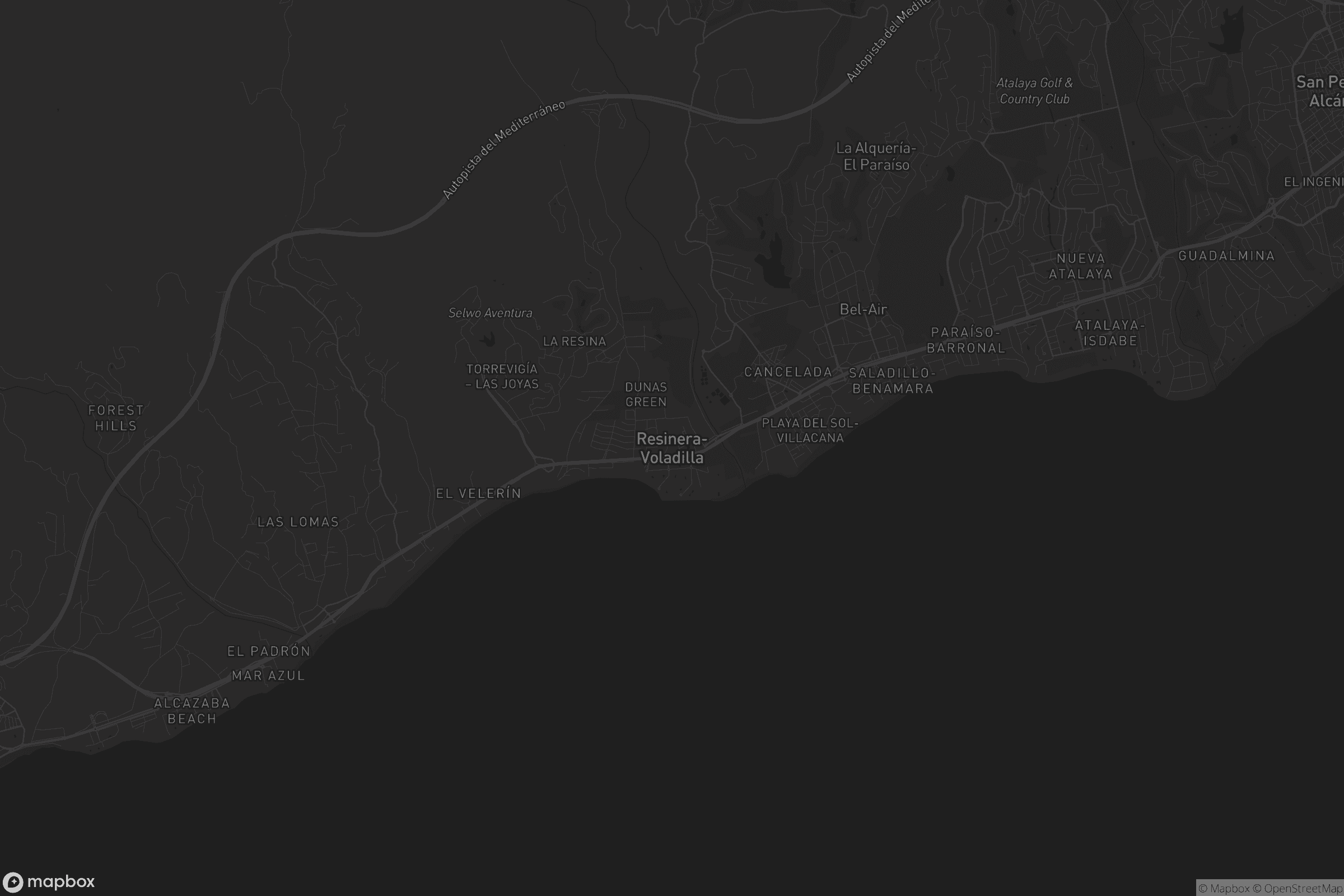 Mapa de Resinera-Voladilla