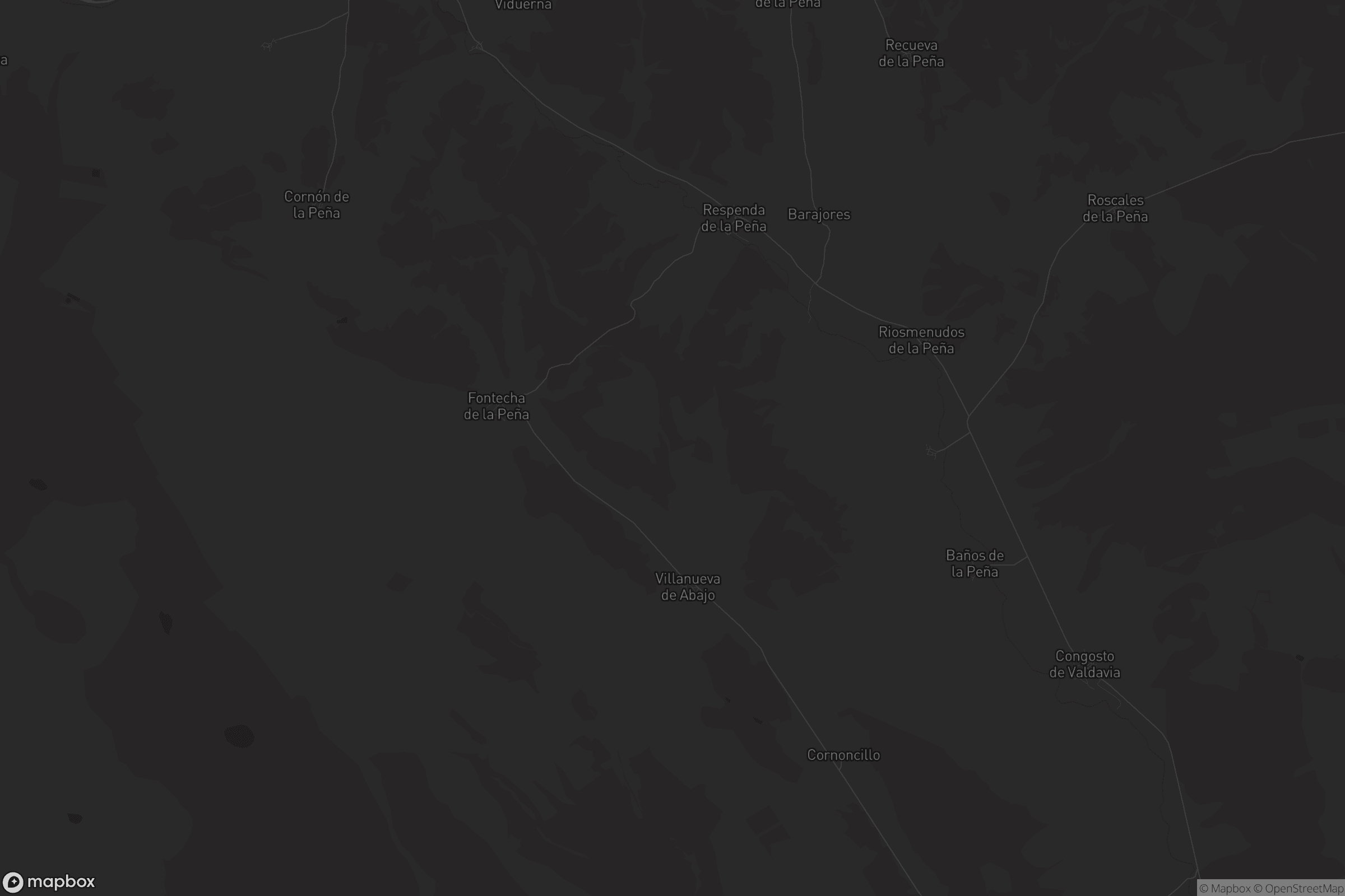 Mapa de Respenda de la Peña