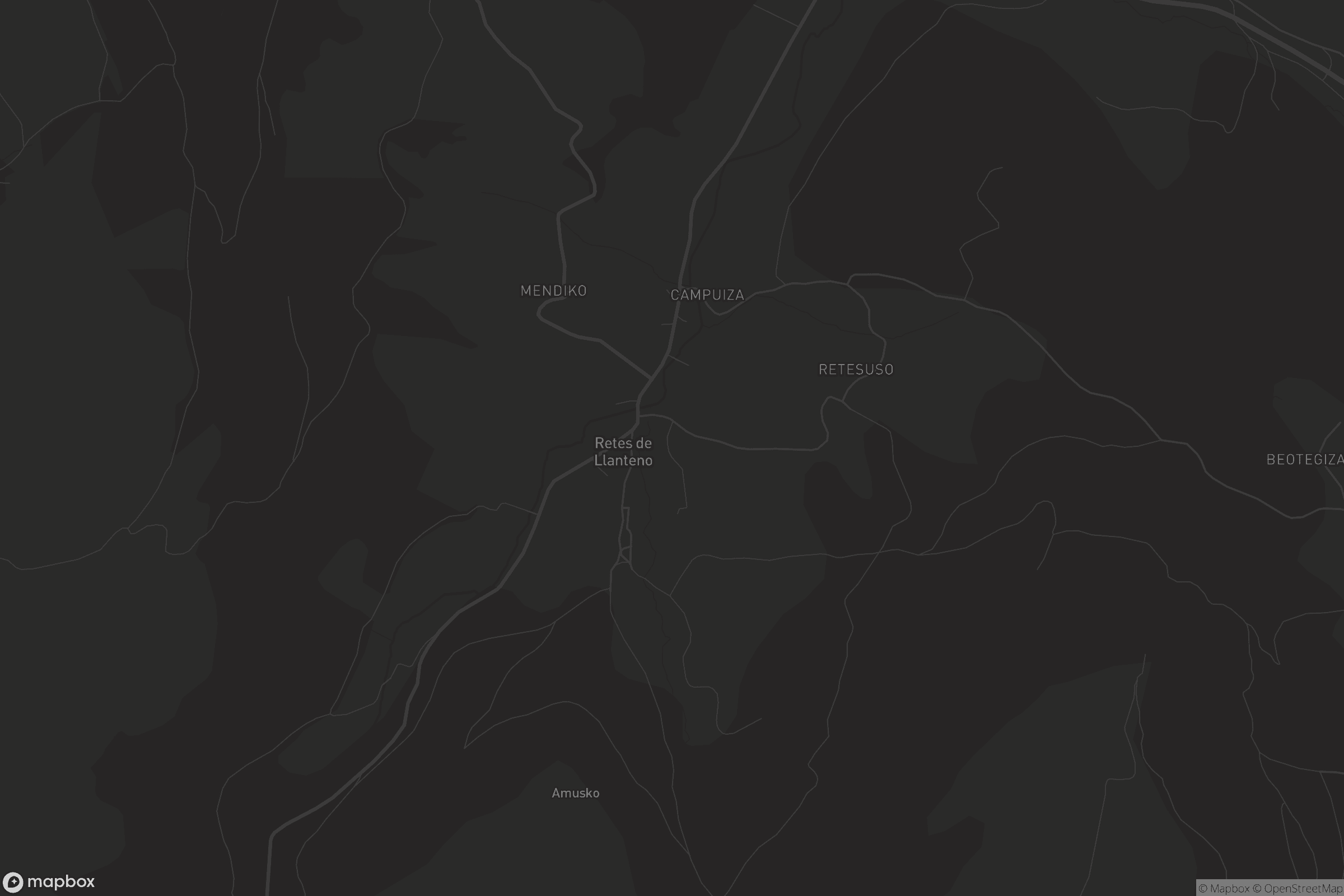 Mapa de Retes de Llanteno