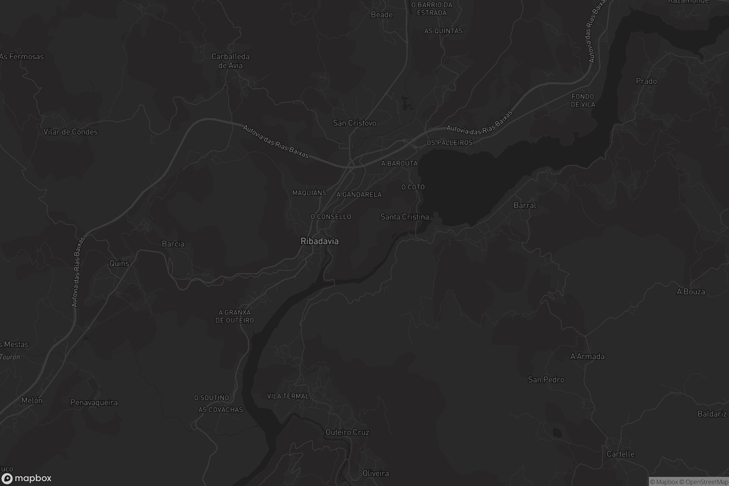 Mapa de Ribadavia