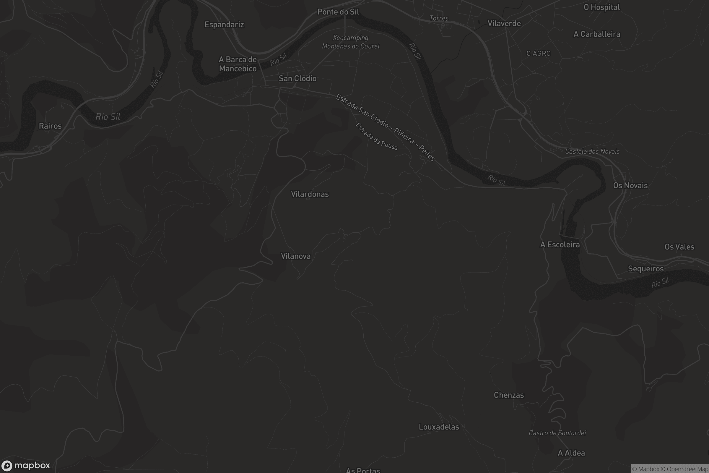 Mapa de Ribas de Sil