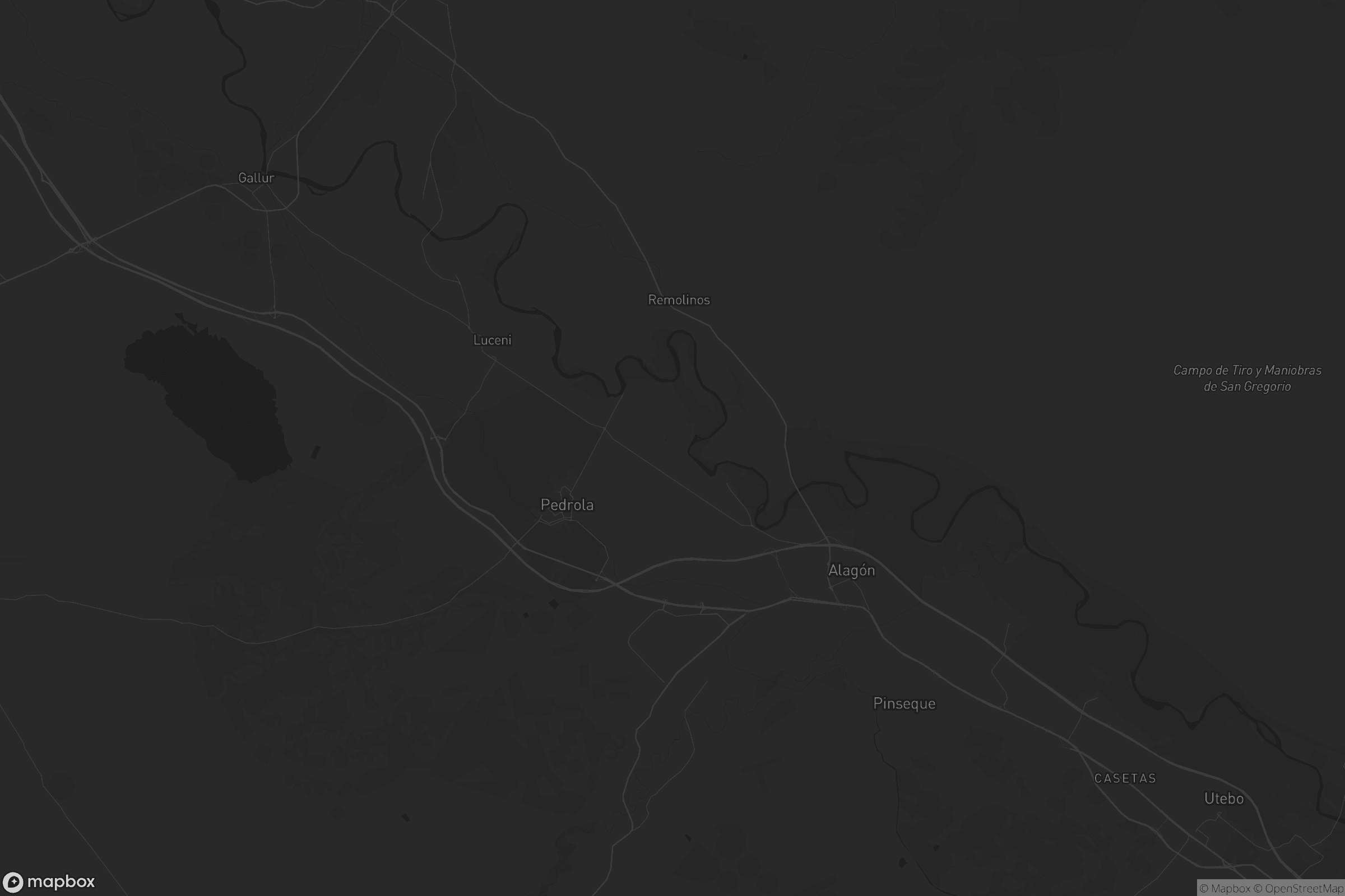 Mapa de Ribera Alta del Ebro