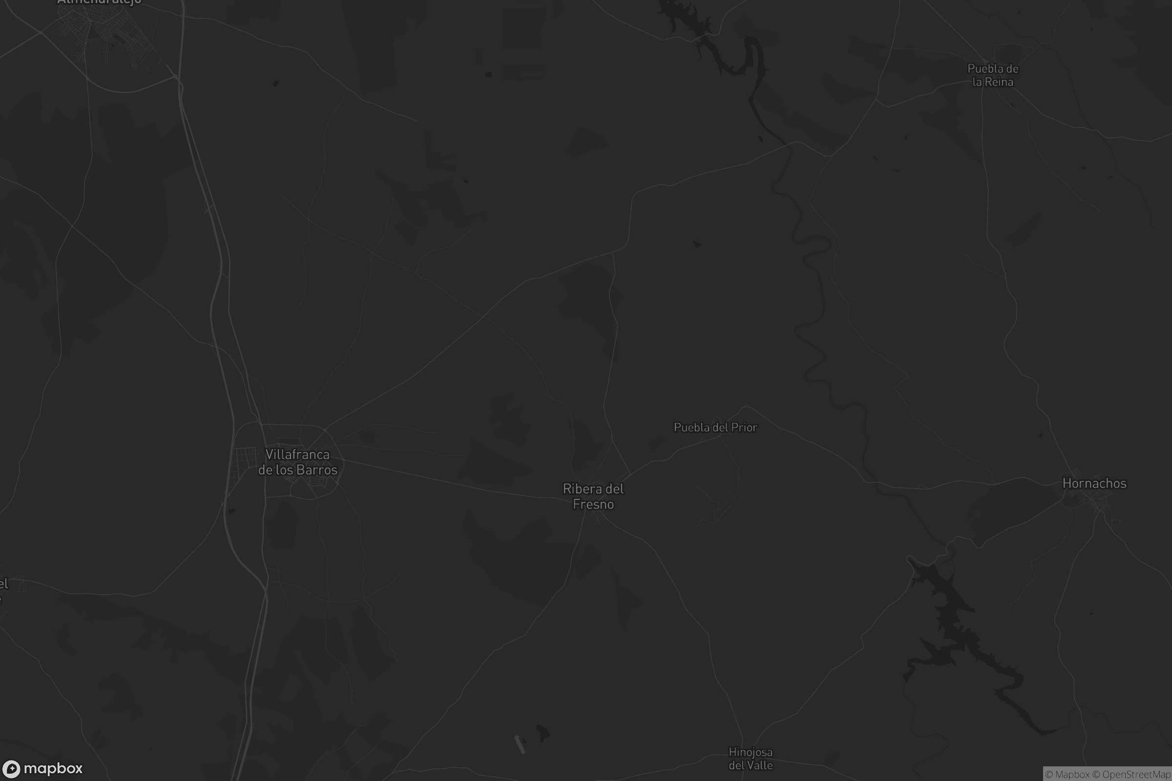 Mapa de Ribera del Fresno
