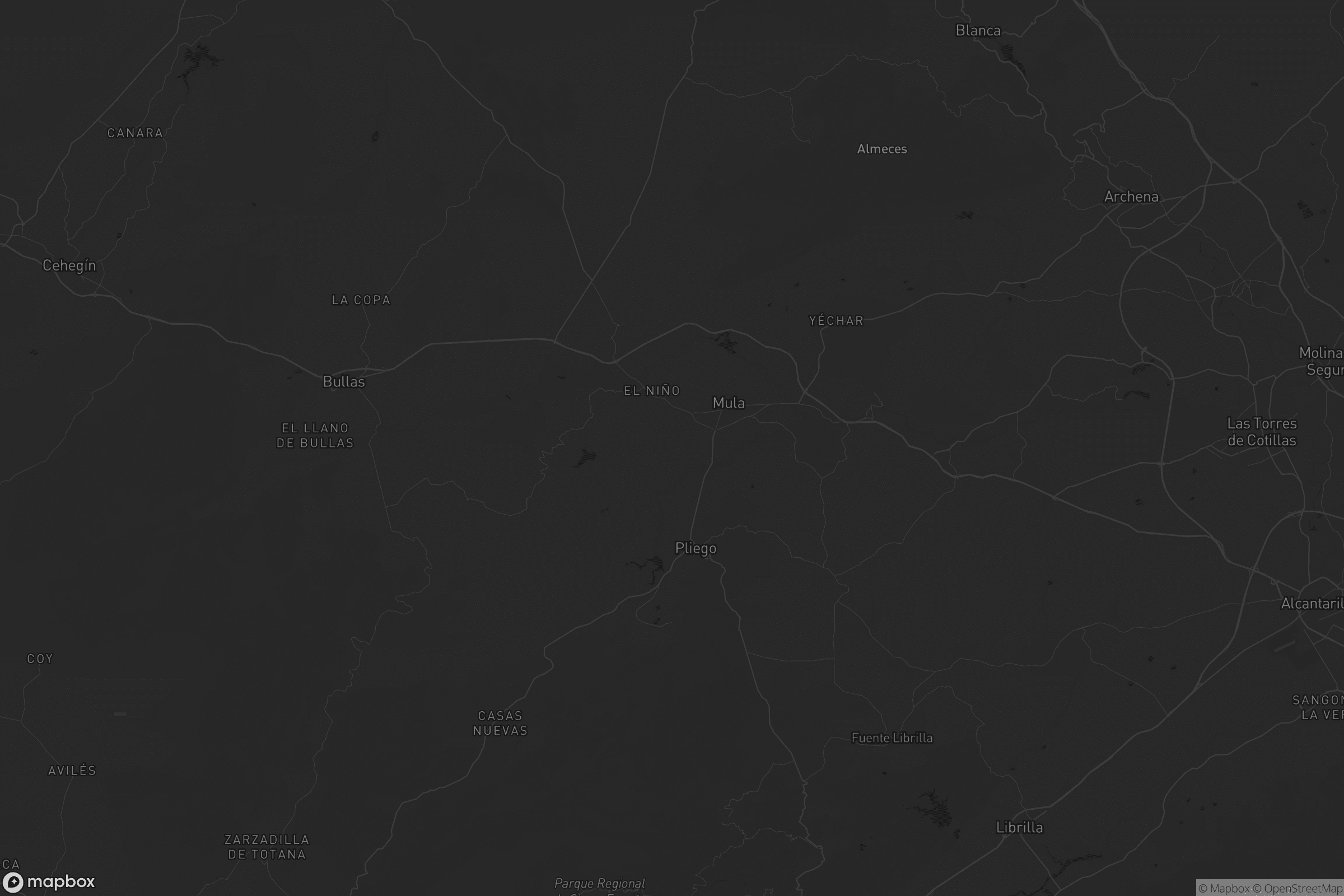 Mapa de Río Mula