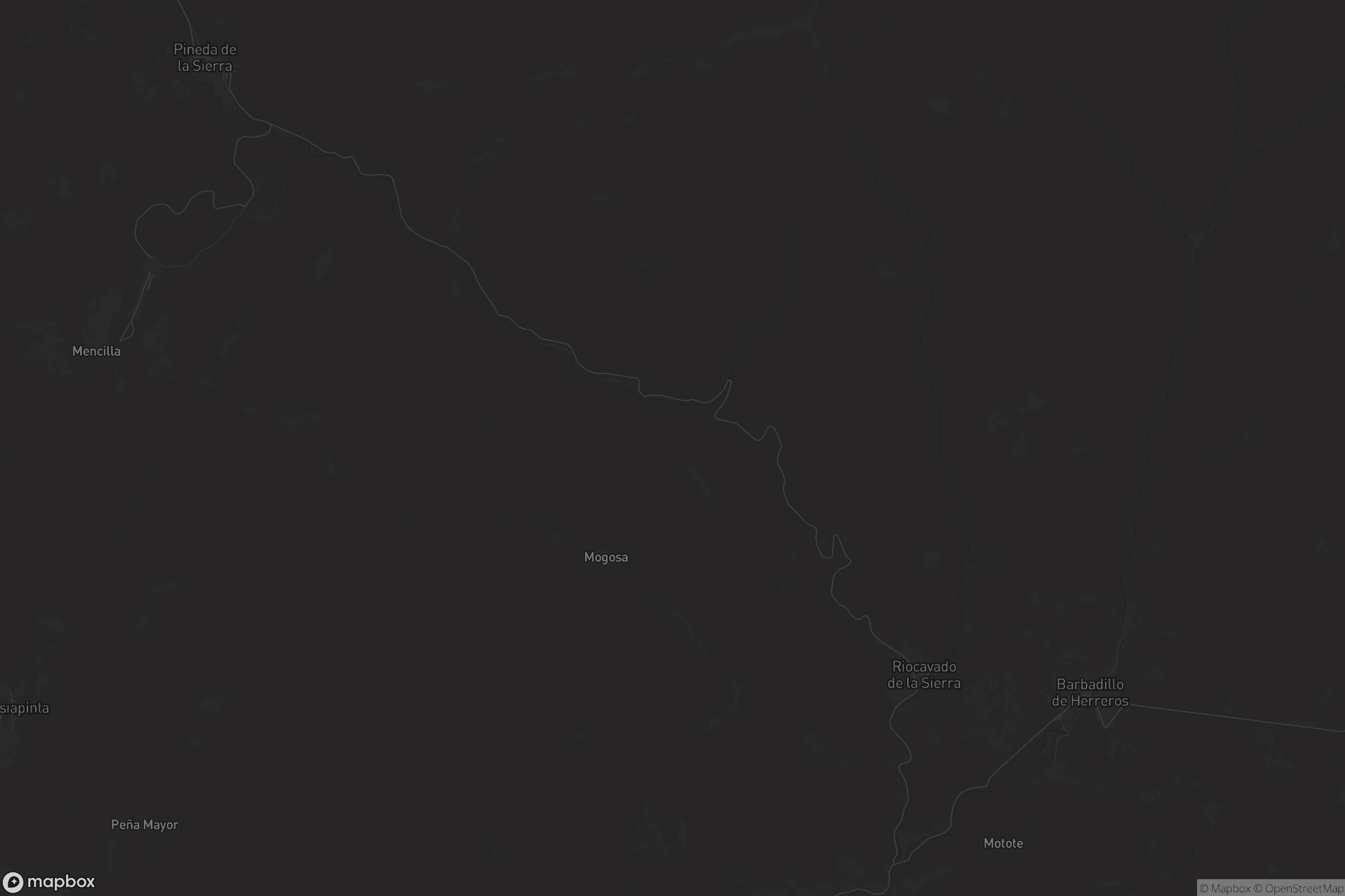 Mapa de Riocavado de la Sierra