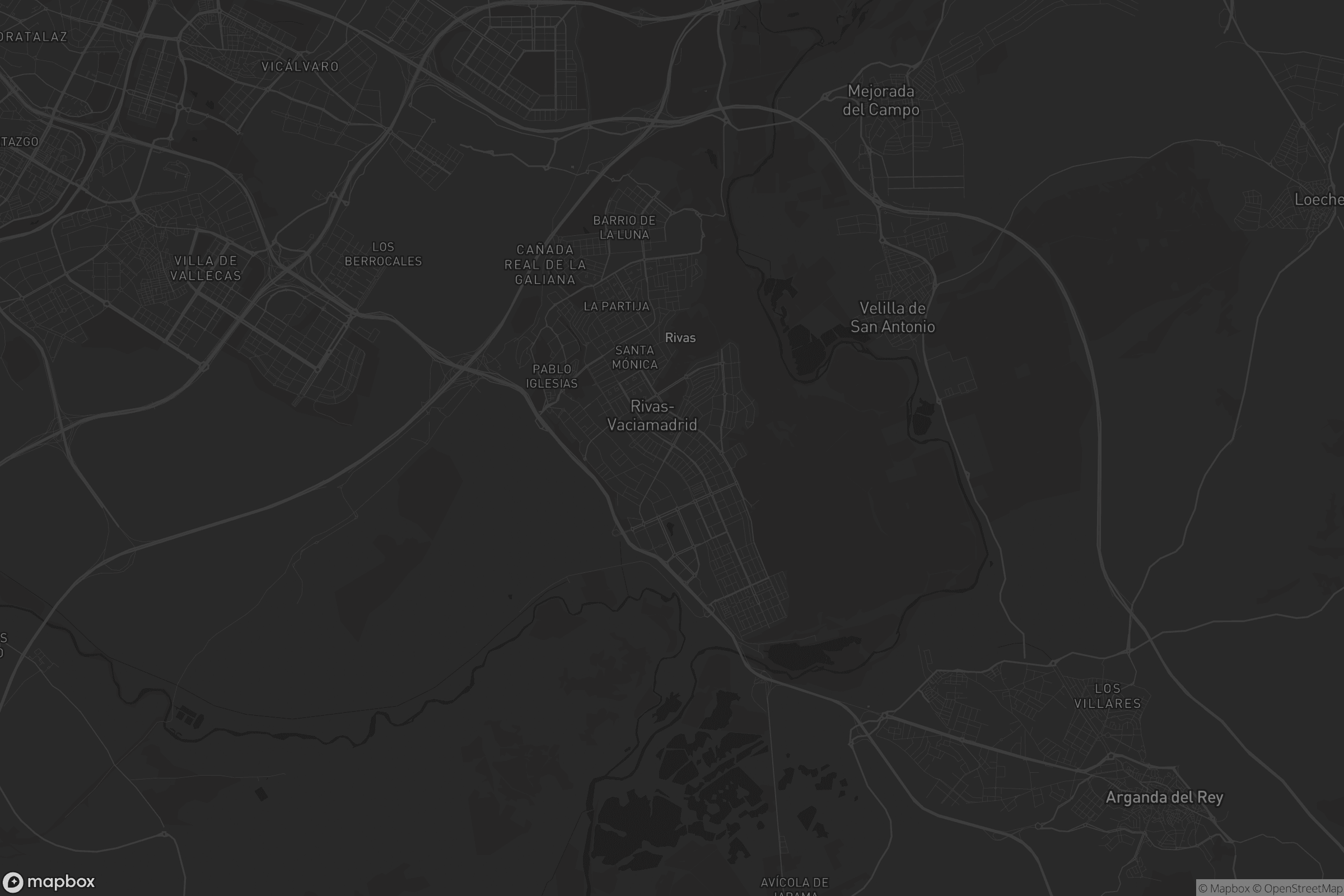 Mapa de Rivas-Vaciamadrid