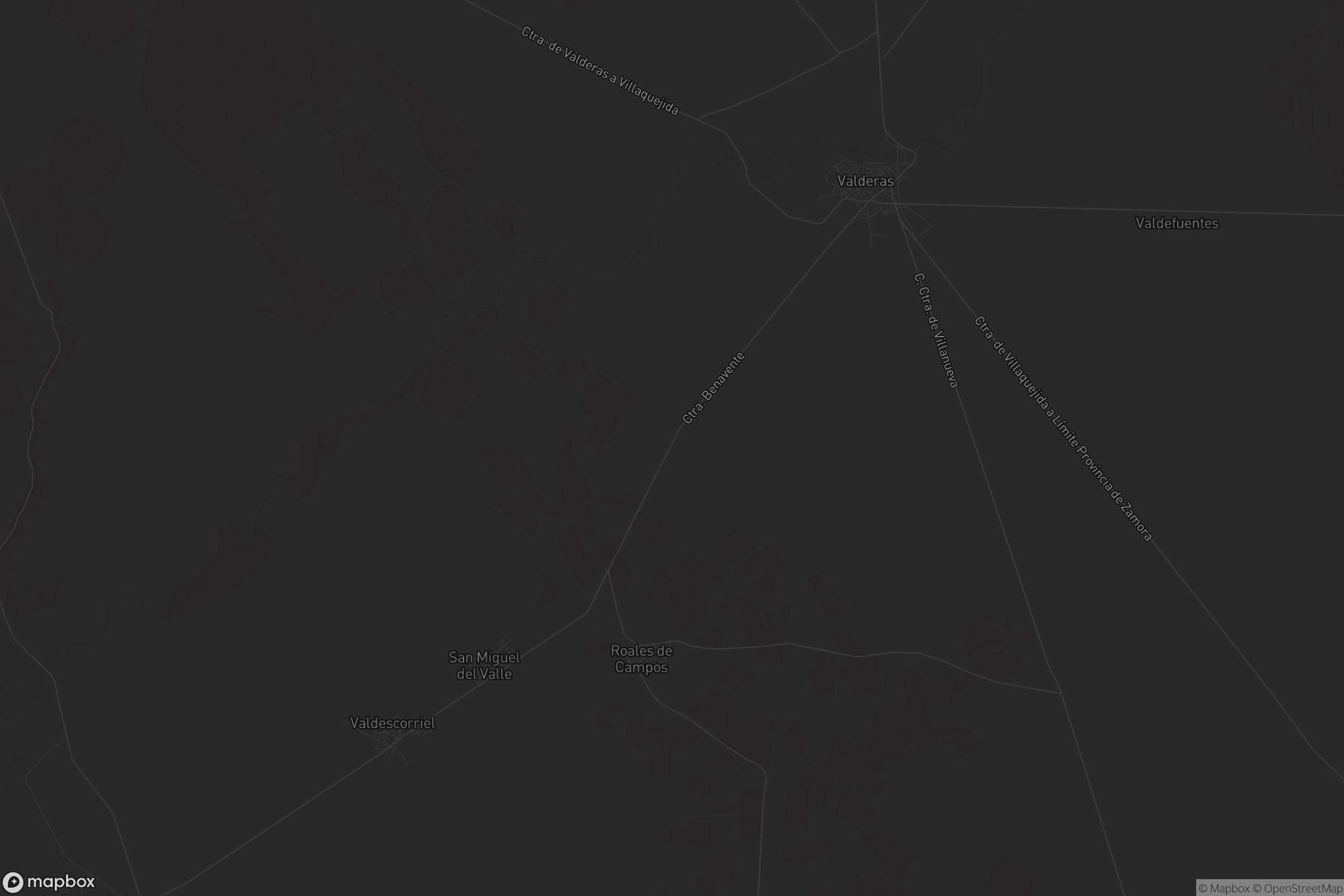 Mapa de Roales de Campos