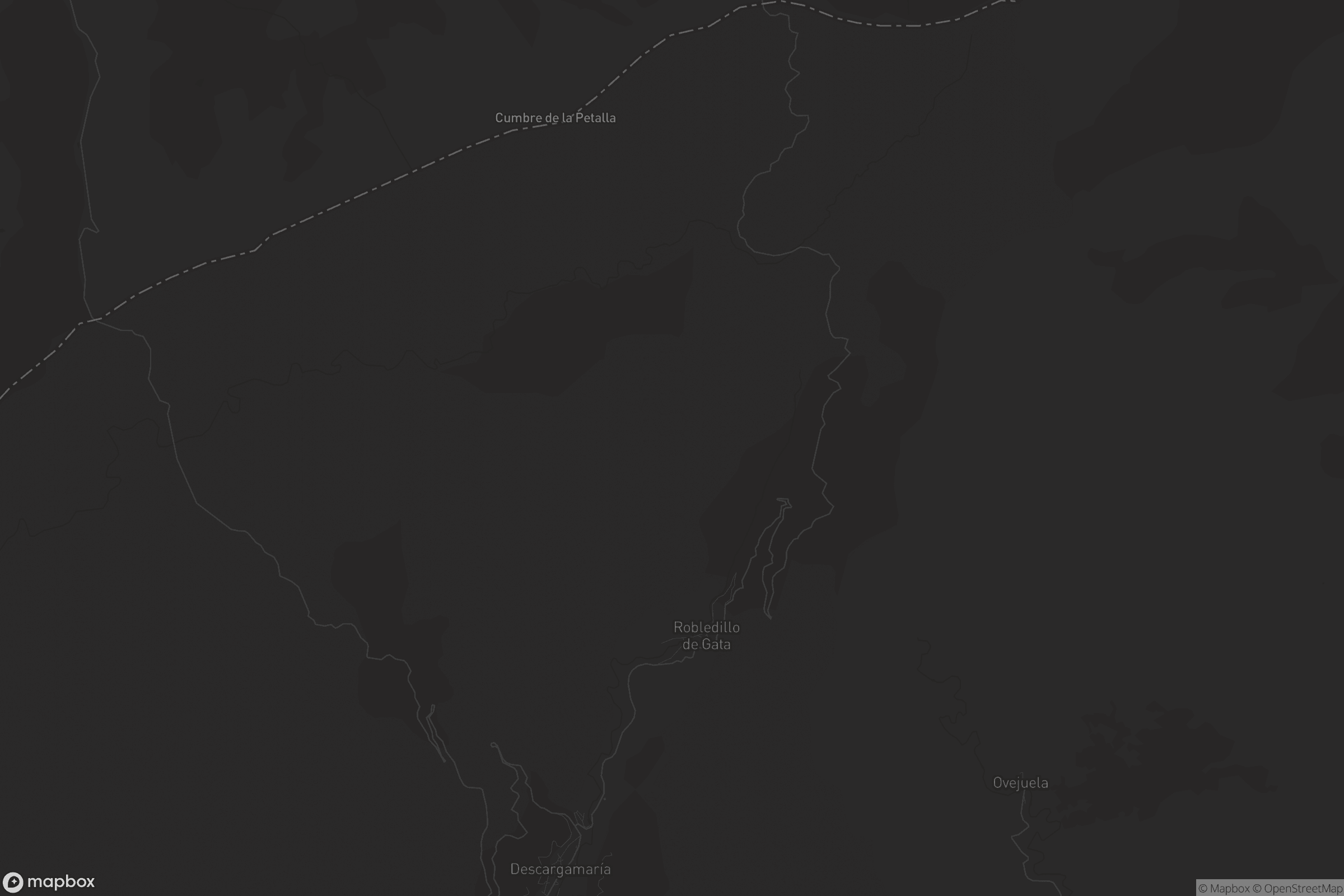 Mapa de Robledillo de Gata