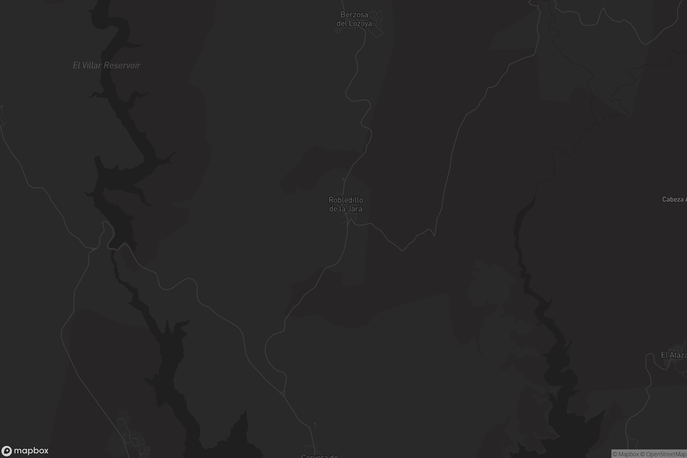 Mapa de Robledillo de la Jara