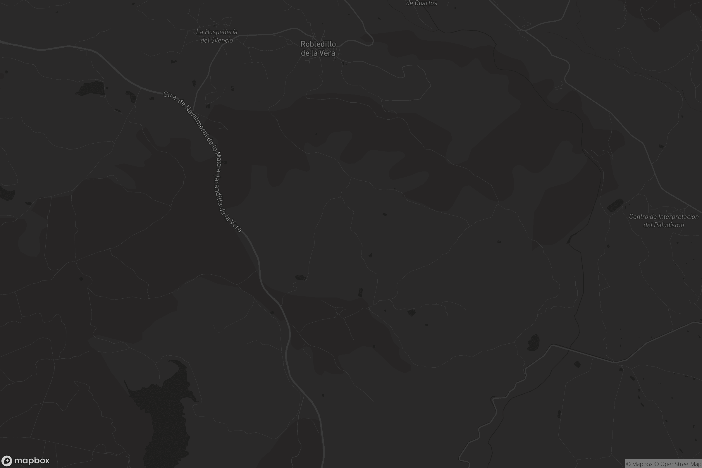 Mapa de Robledillo de la Vera