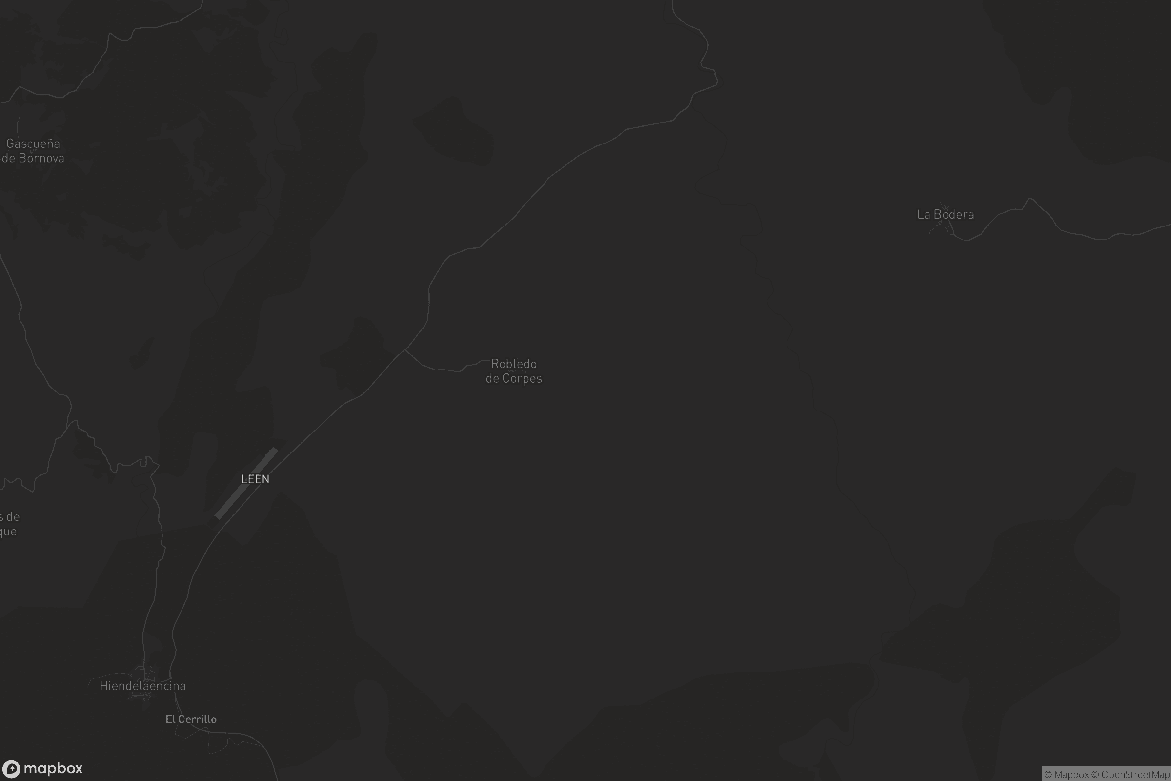 Mapa de Robledo de Corpes