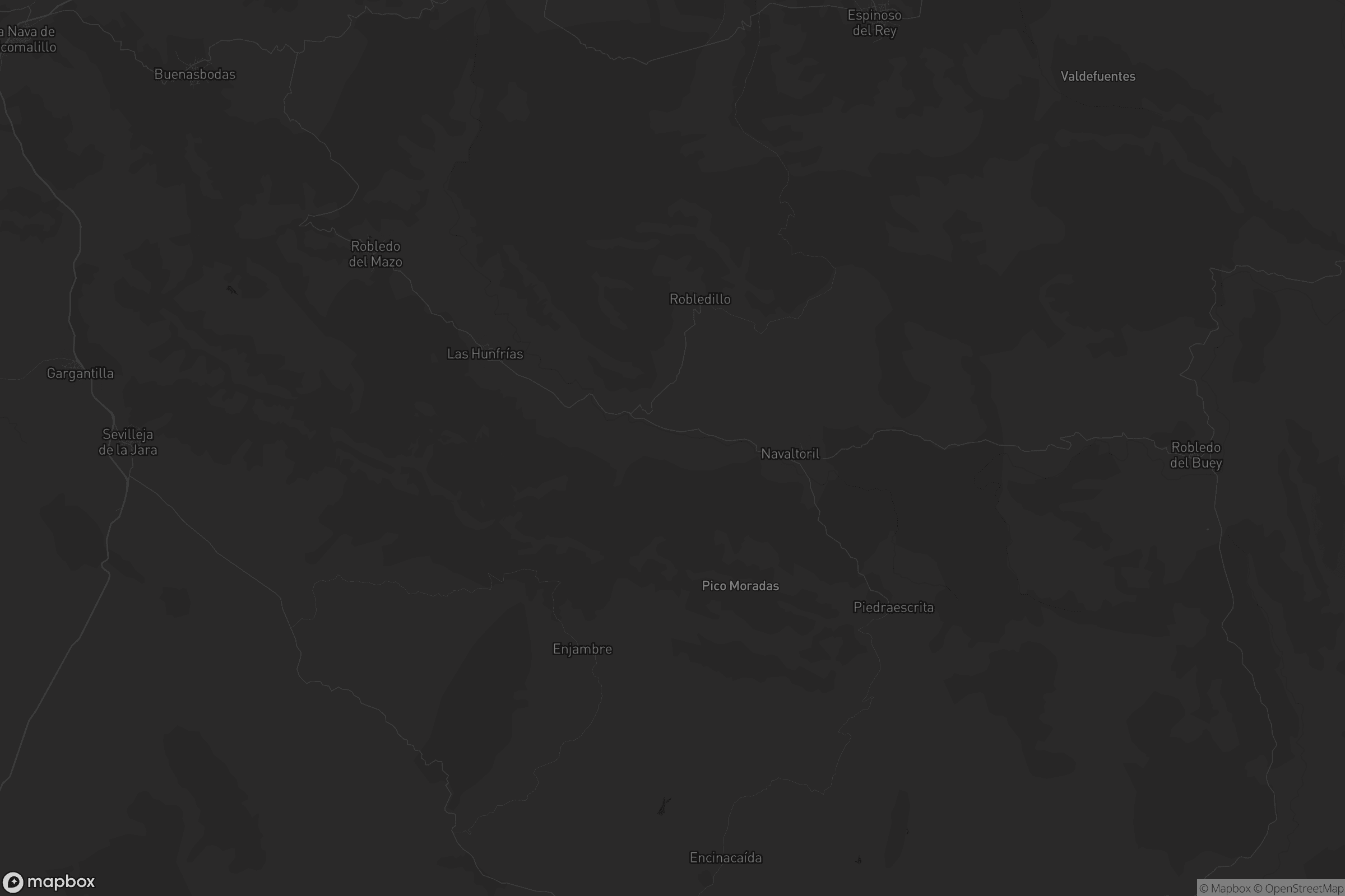 Mapa de Robledo del Mazo