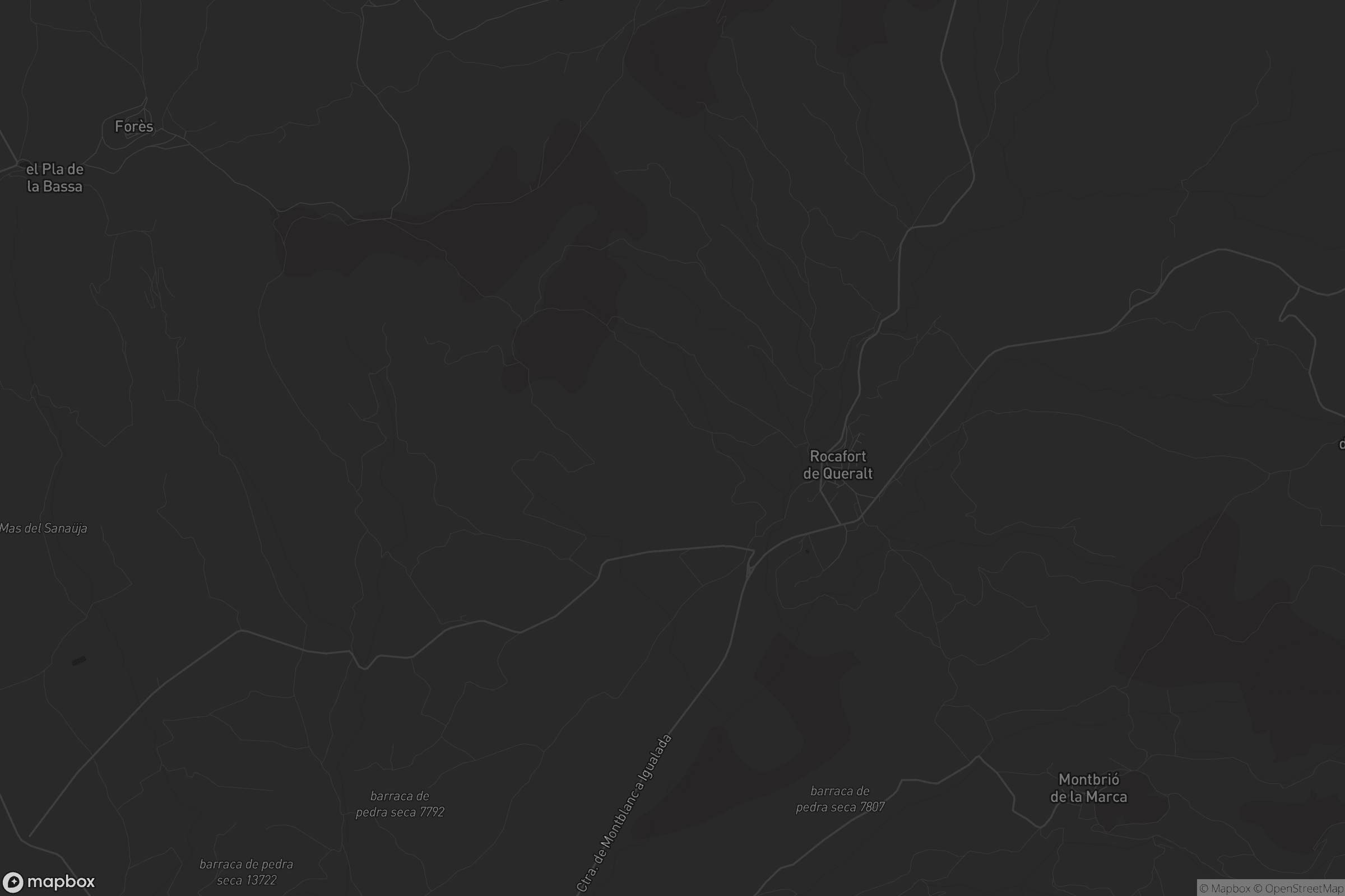 Mapa de Rocafort de Queralt