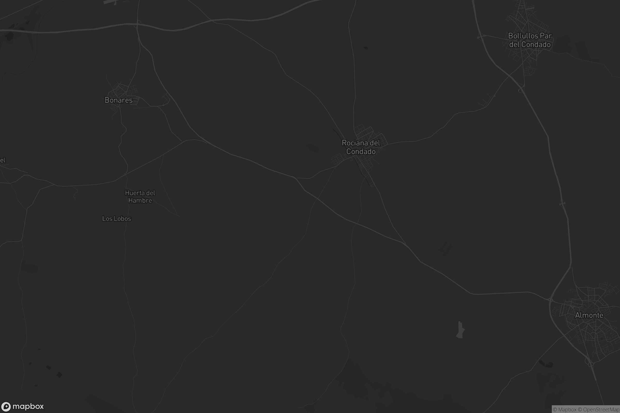 Mapa de Rociana del Condado