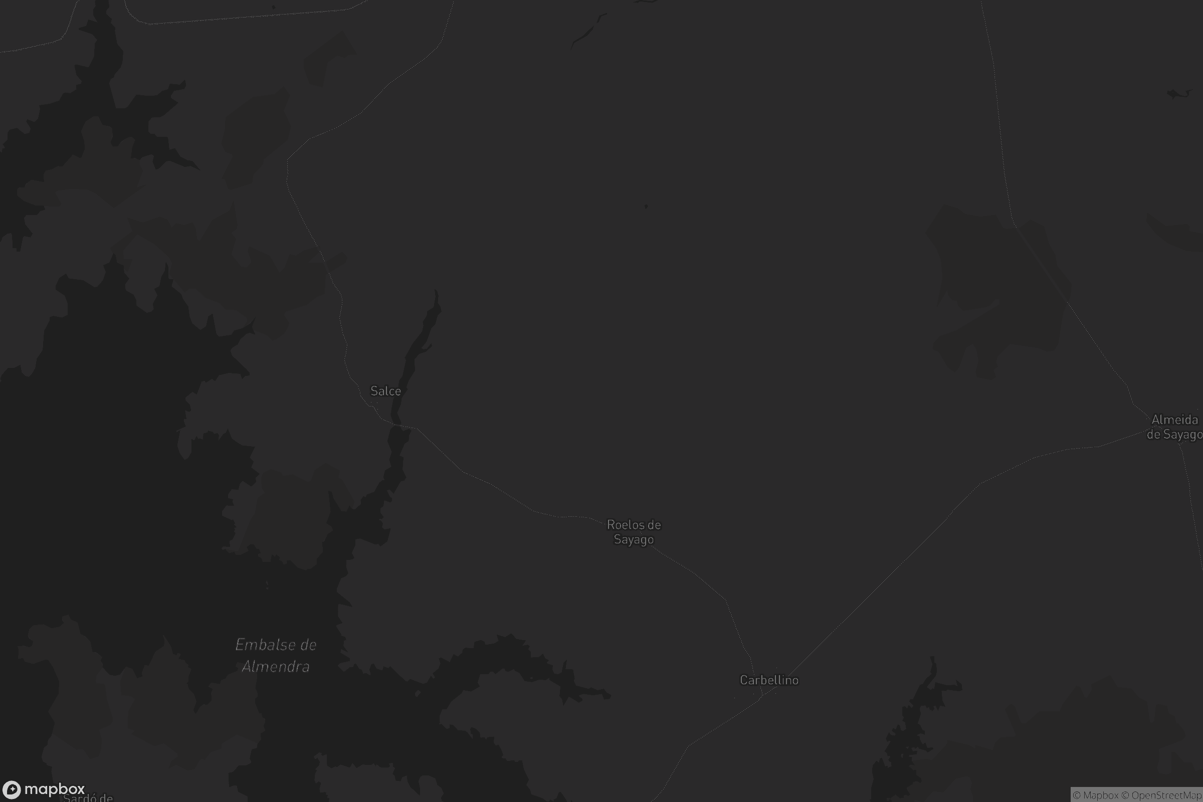 Mapa de Roelos de Sayago