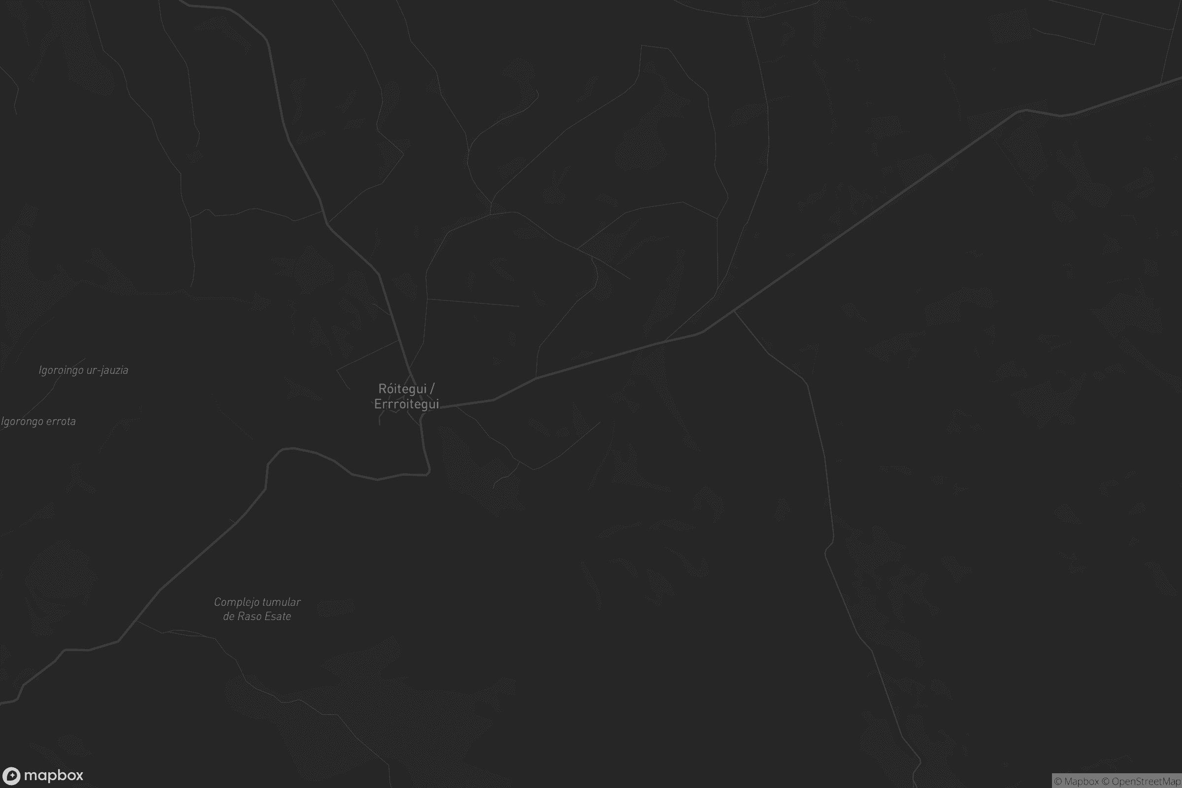 Mapa de Róitegui / Erroitegi