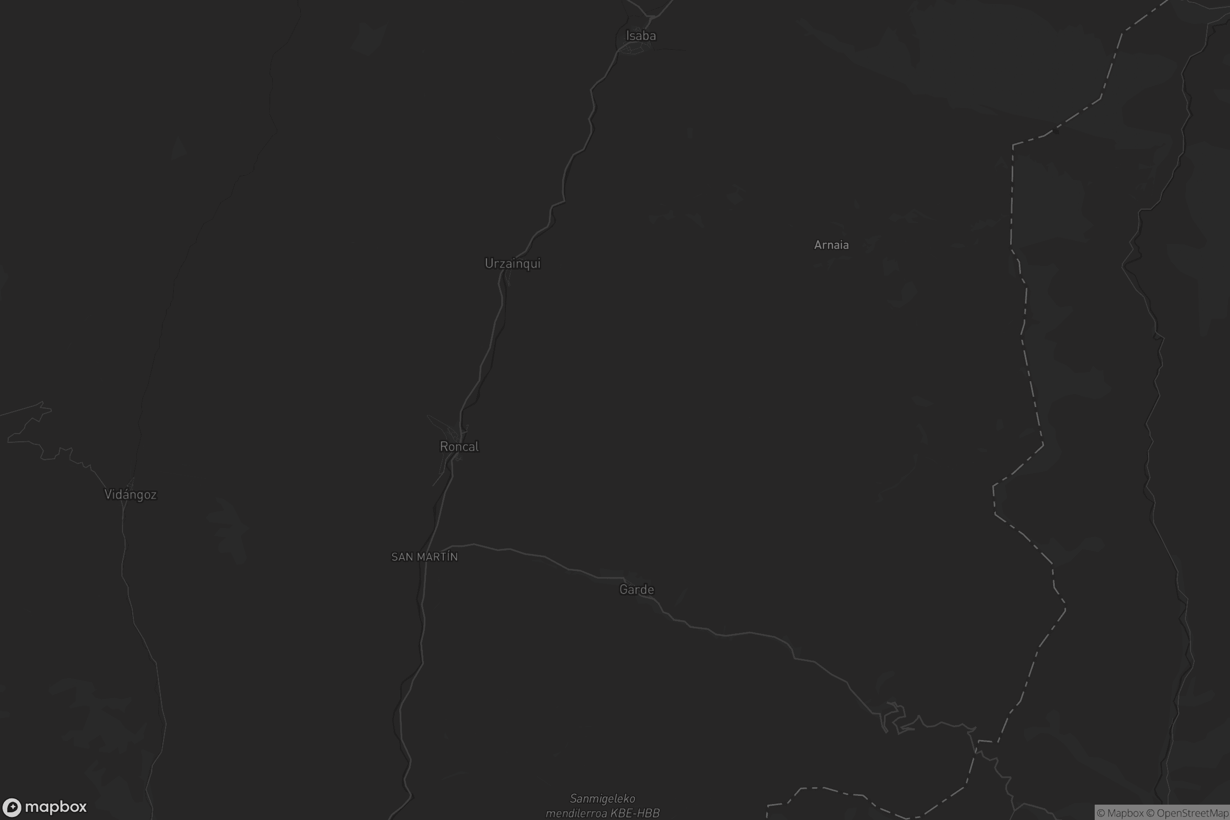 Mapa de Roncal / Erronkari