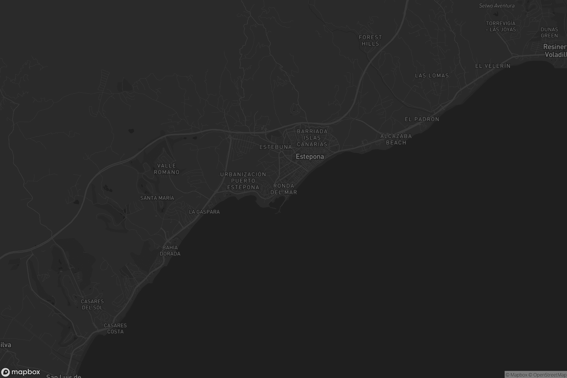 Mapa de Ronda del Mar