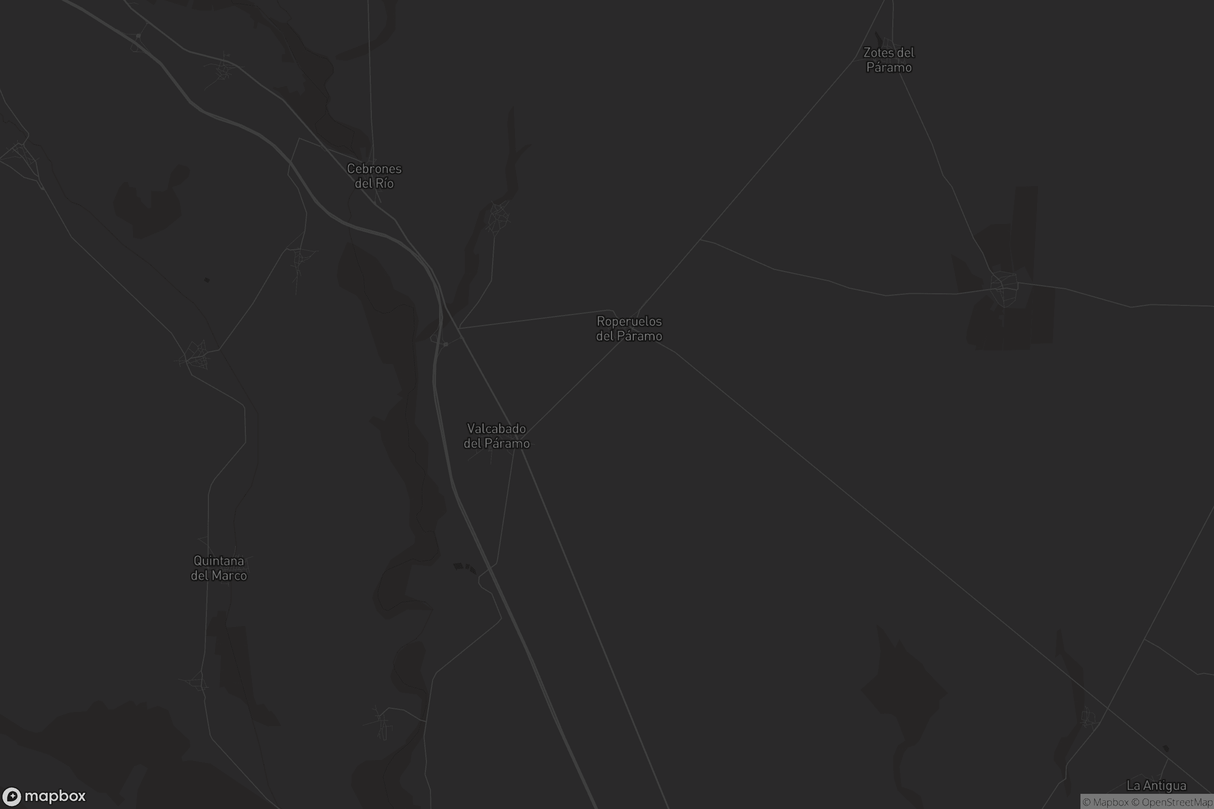 Mapa de Roperuelos del Páramo