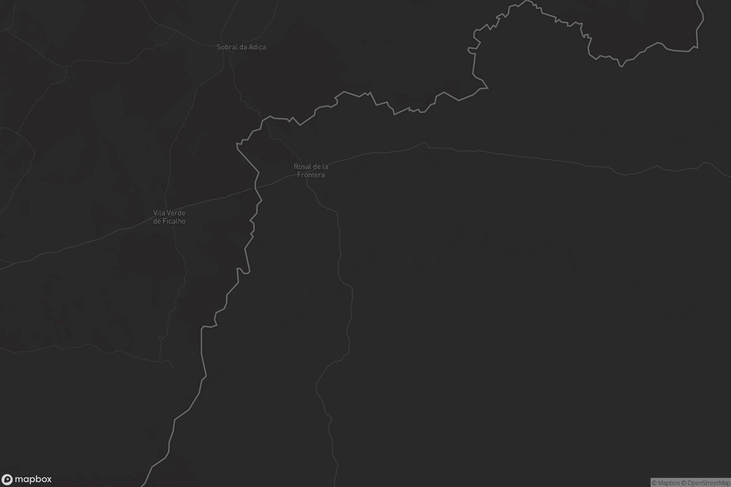 Mapa de Rosal de la Frontera